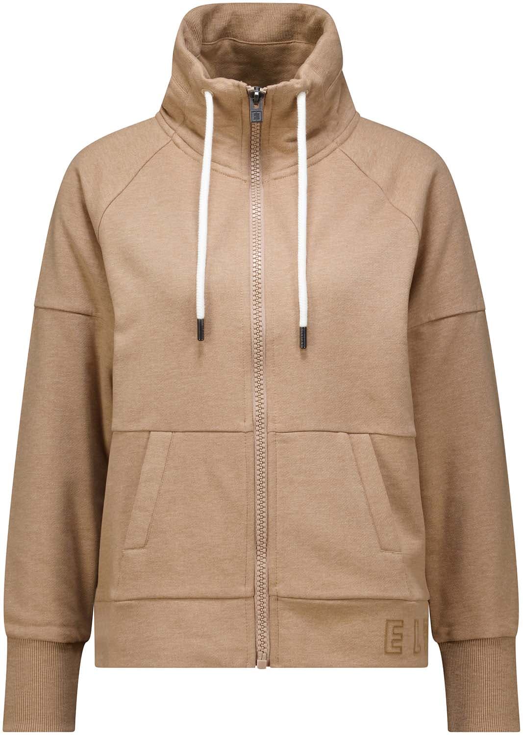 Elbsand Sweatvest Ainele Loose Fit Bruin