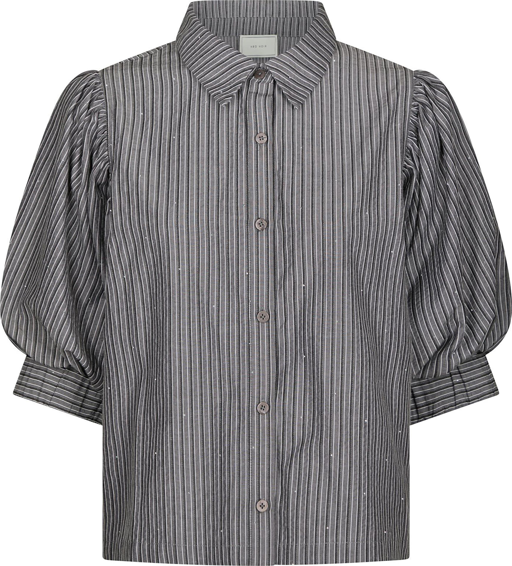 Neo Noir Blouse Etta Stripe Grijs