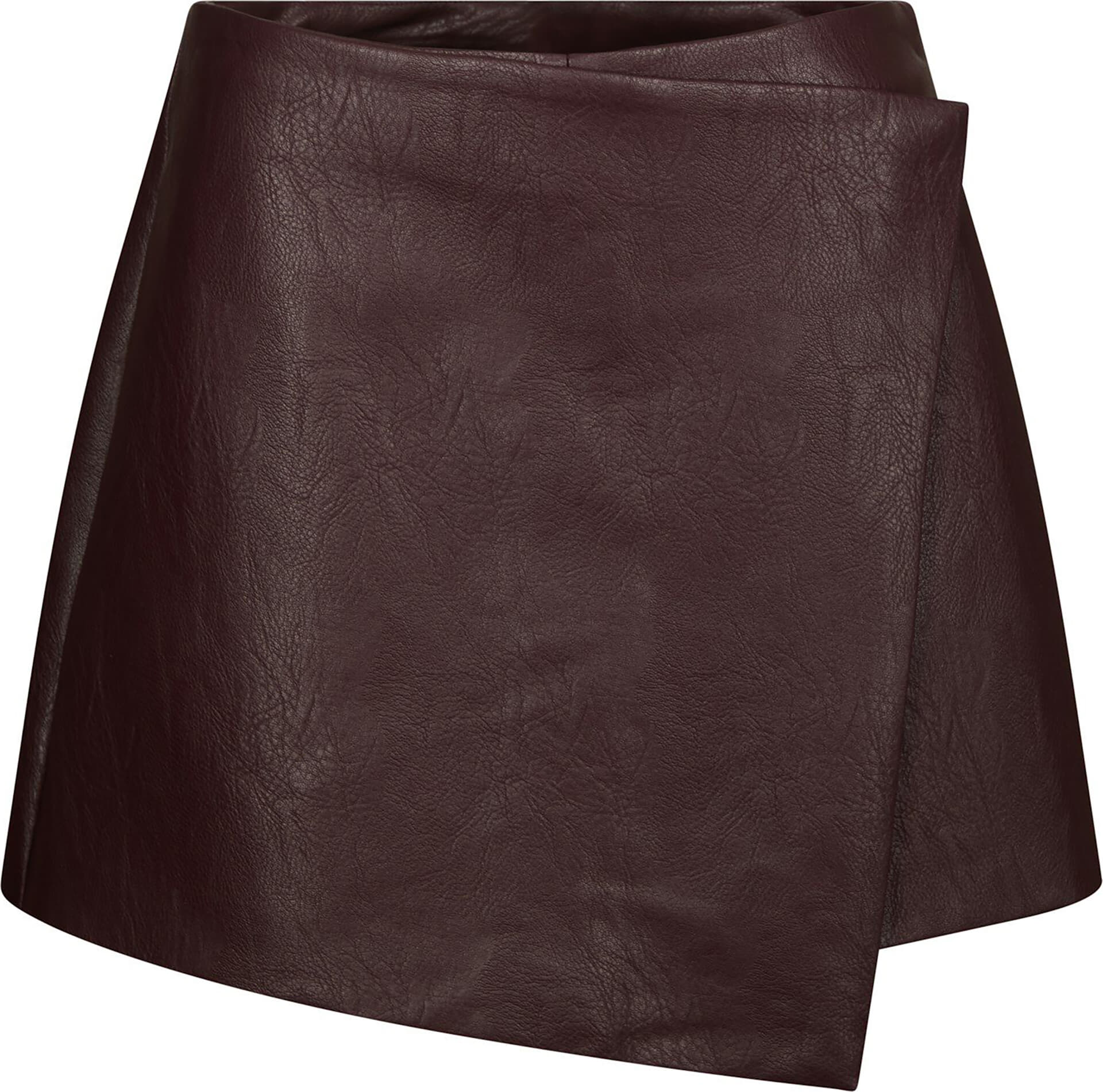 Neo Noir Skort Elayne Kunstleer Bordeaux Rood