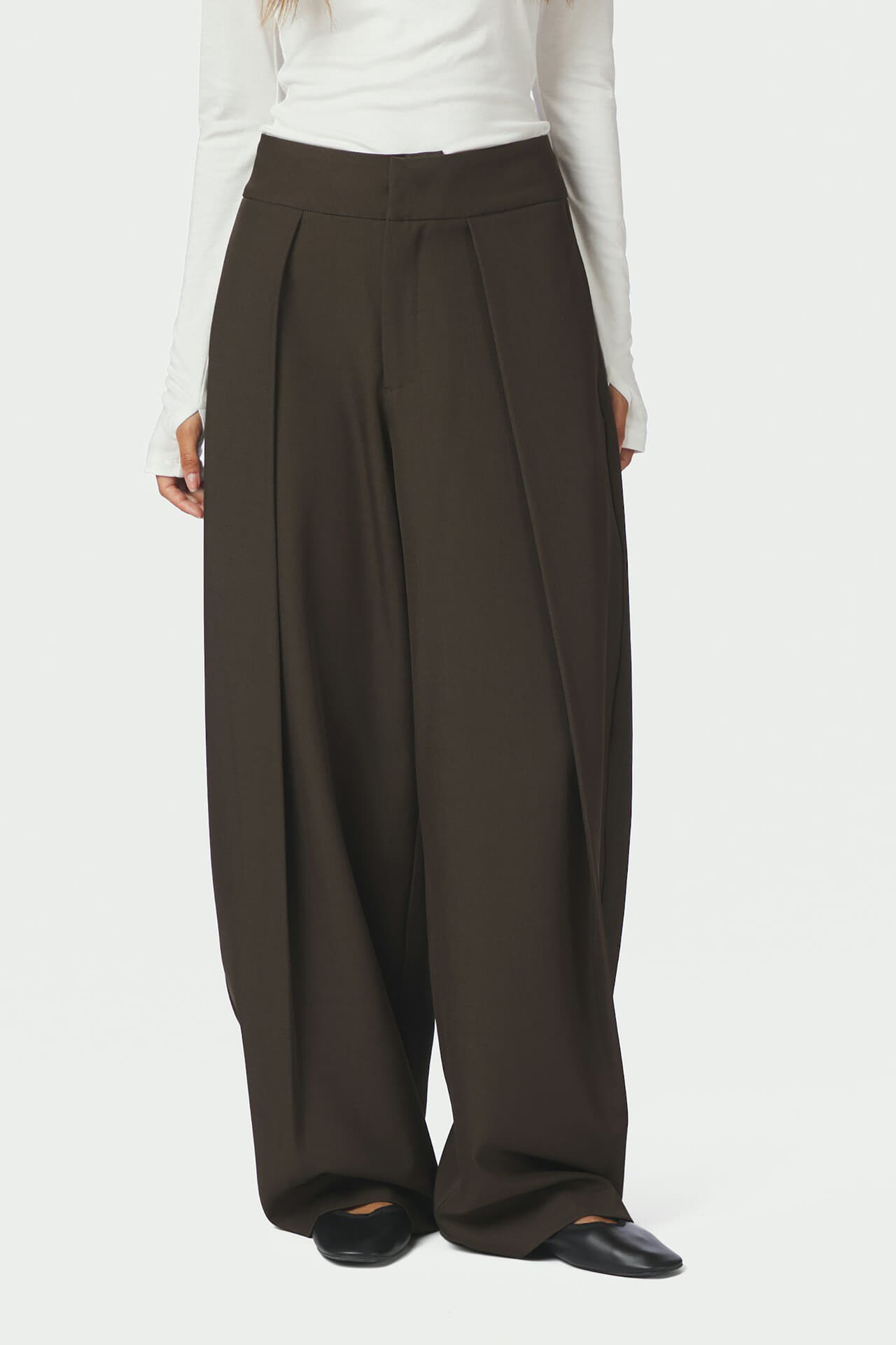Neo Noir Broek Lucille Structure Bruin