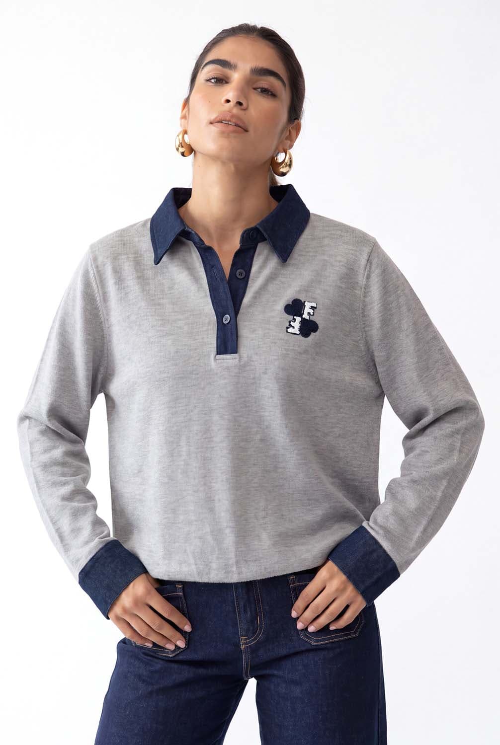 Florez Sweater Elison Grijs