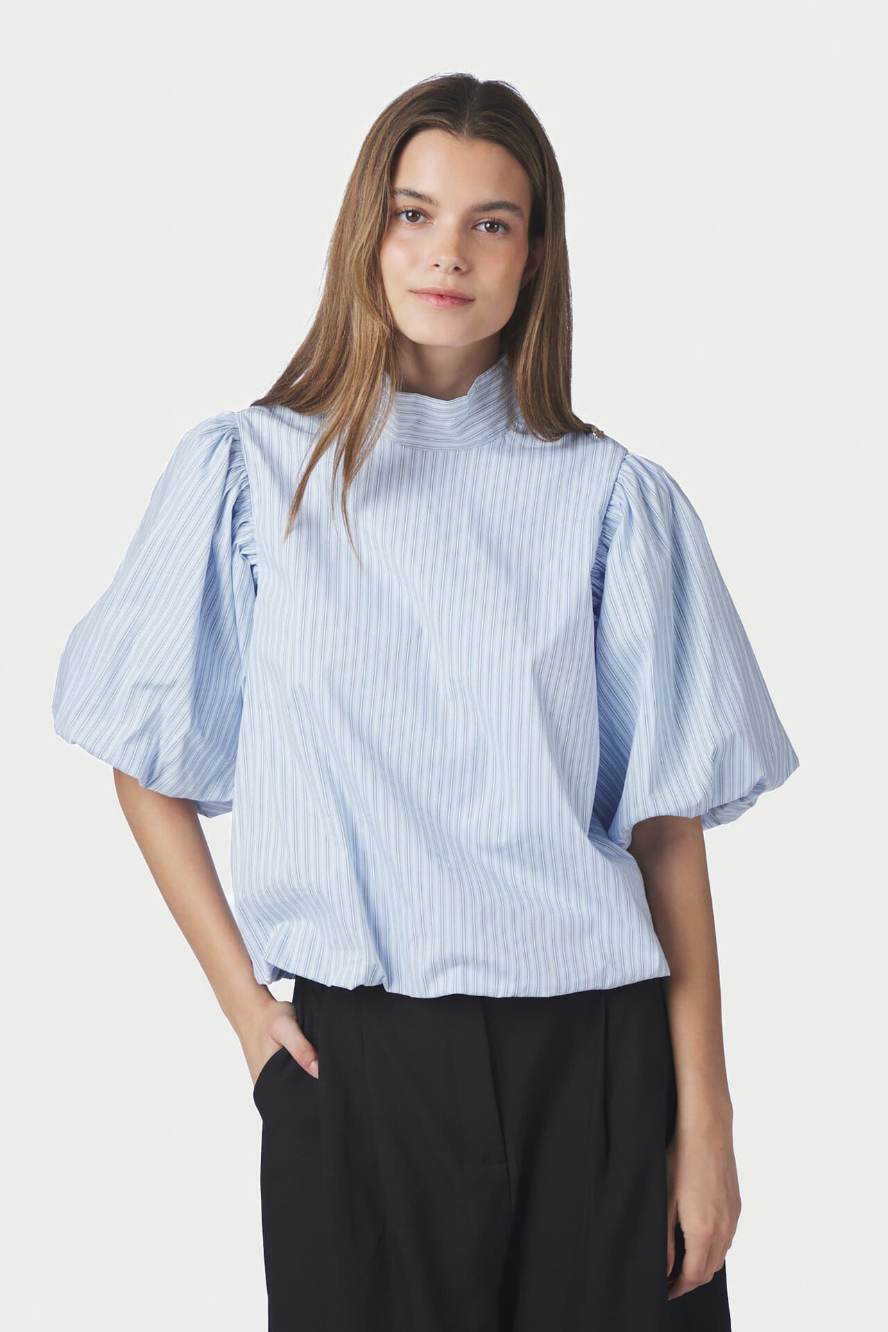 Neo Noir Blouse Parisa Stripe Blauw