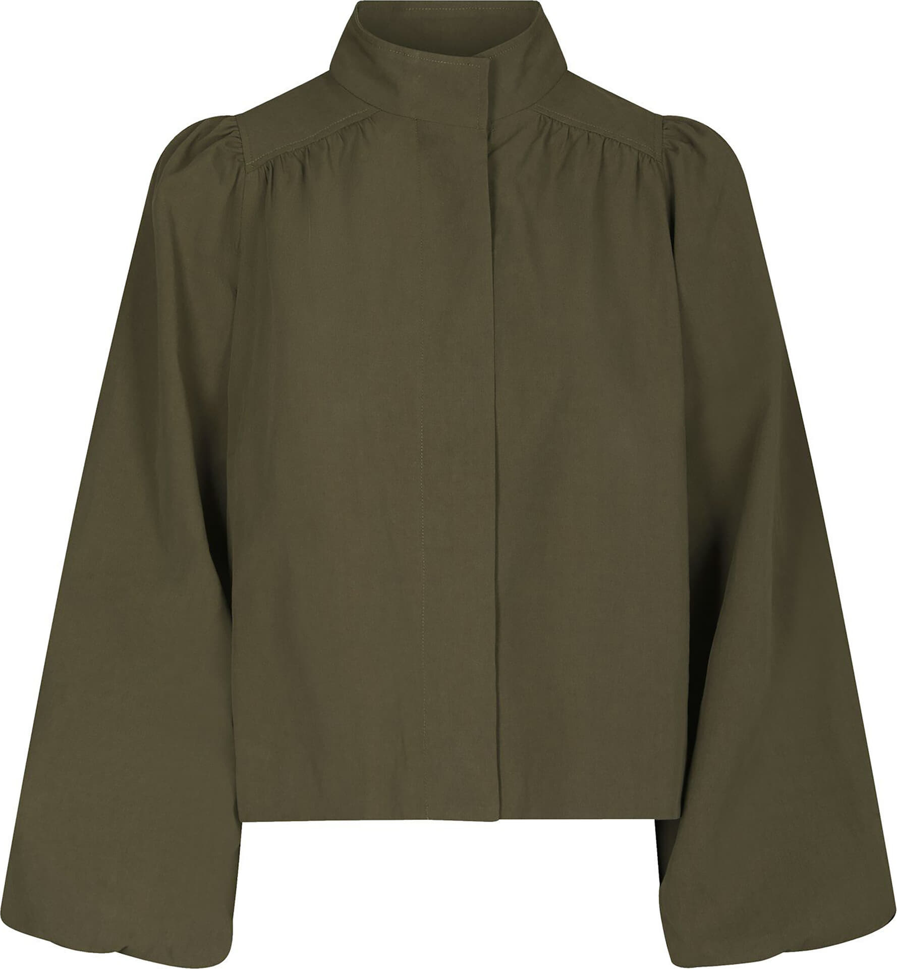 Neo Noir Overshirt Tirsa Twill Army