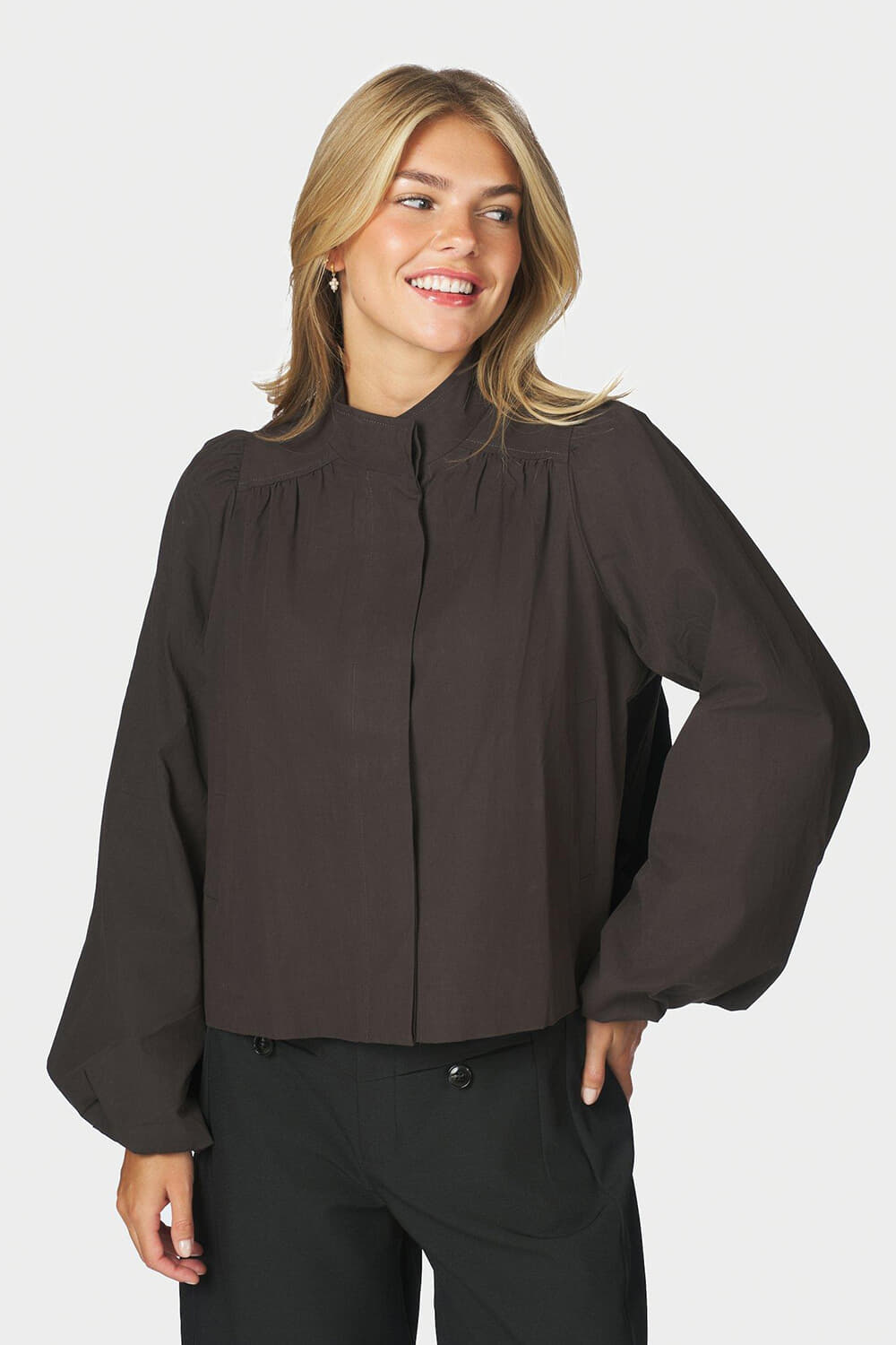 Neo Noir Overshirt Tirsa Twill