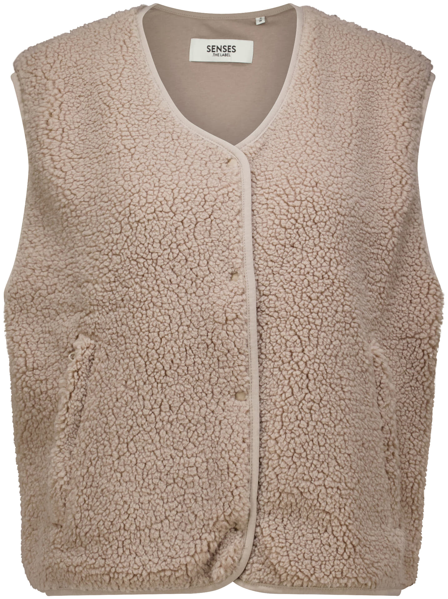Senses The Label Gilet  Bruin