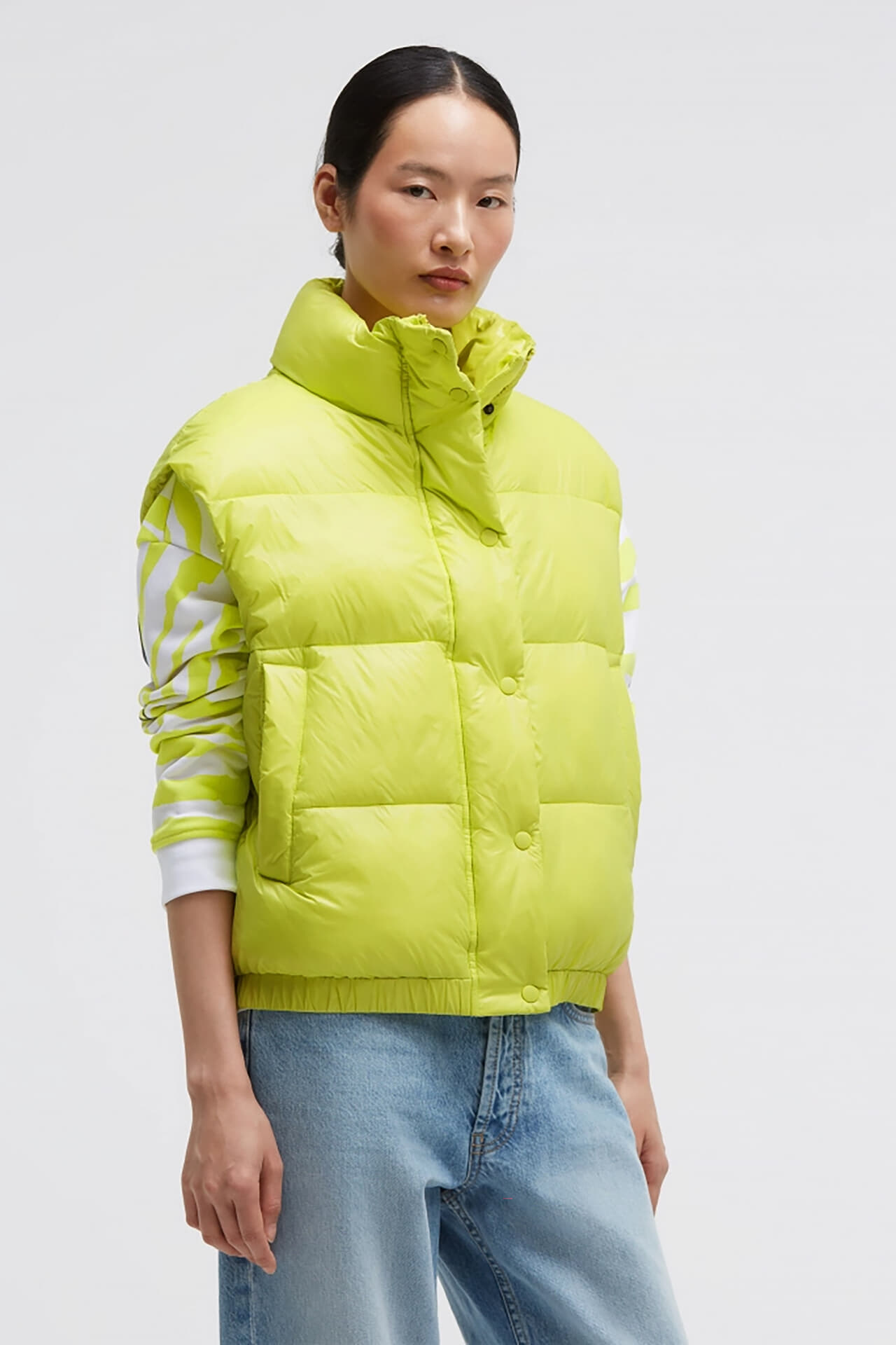 Senses The Label Bodywarmer Groen