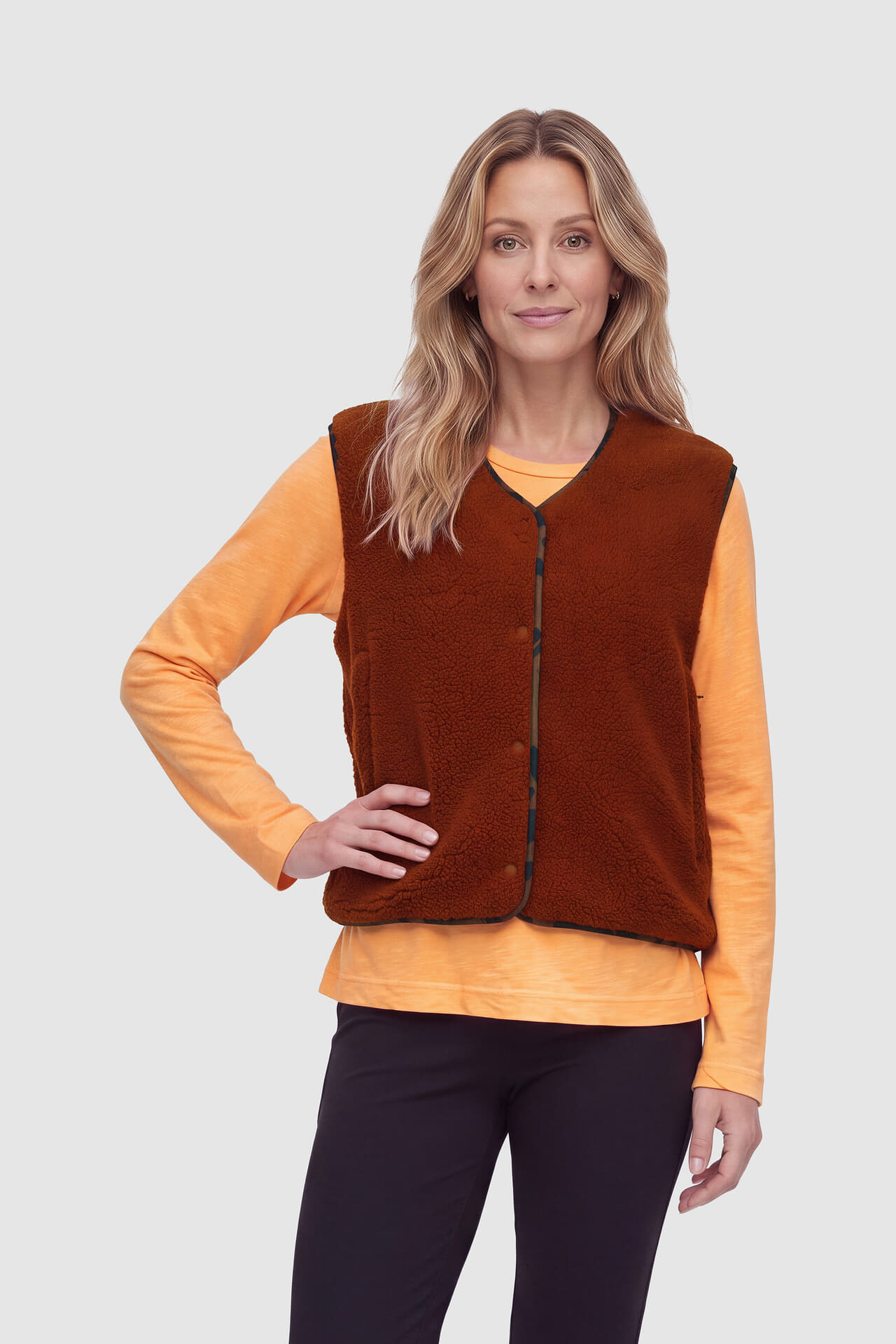 Senses The Label Gilet Camel