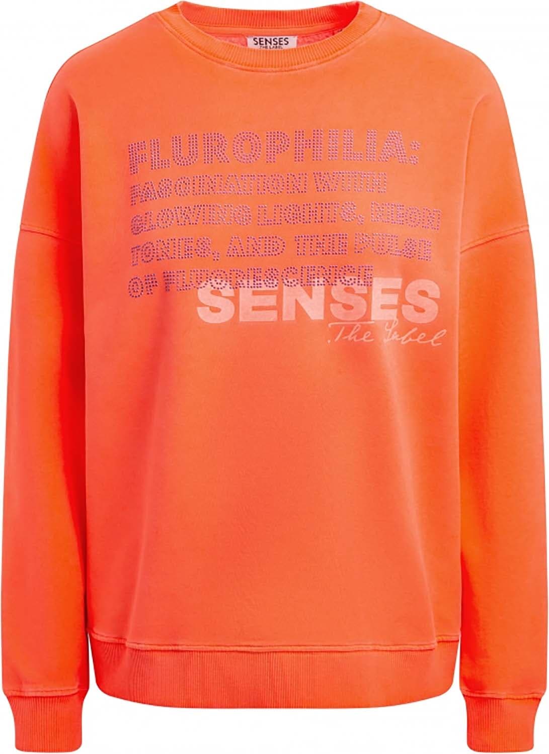 Senses The Label Sweater Oranje