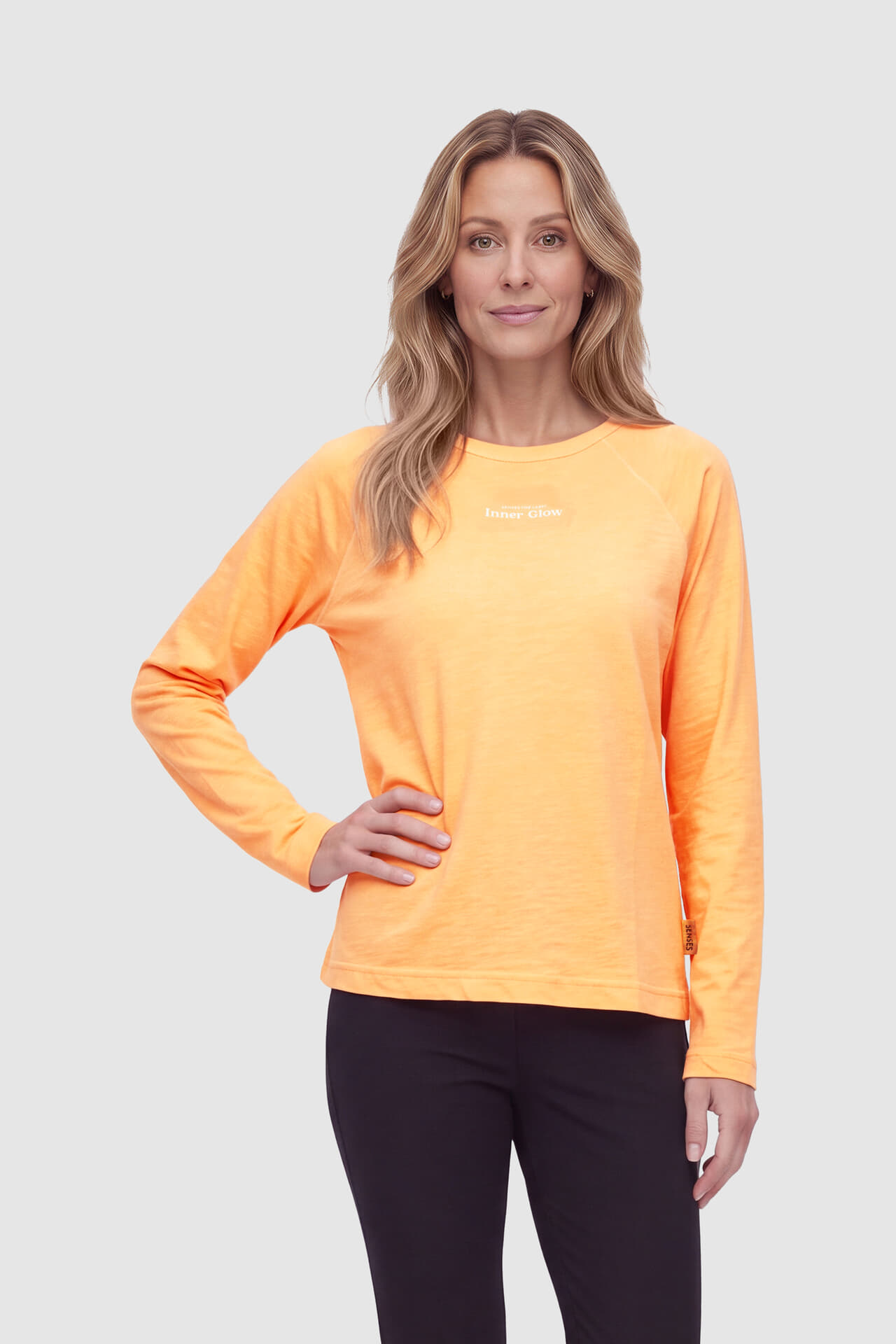Senses The Label Longsleeve Oranje