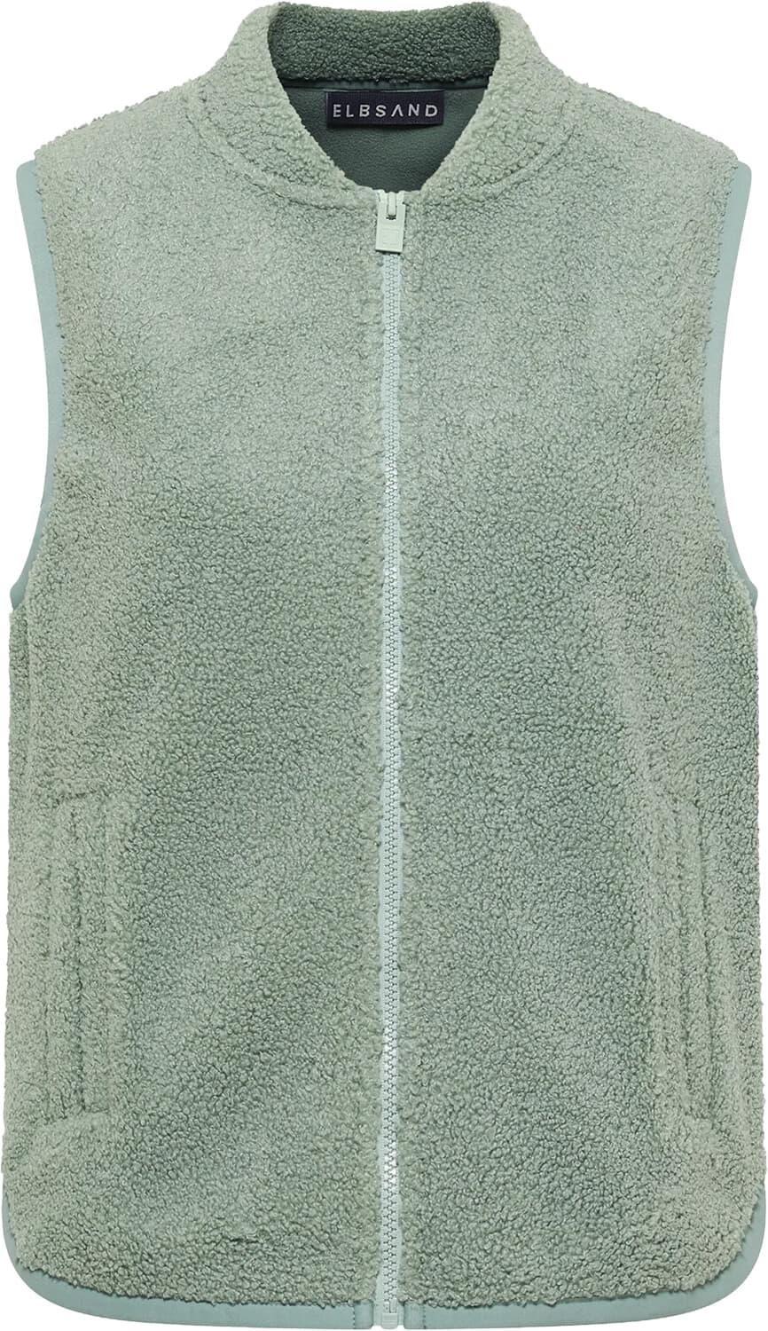 Elbsand Gilet Nisa Fleece Regular Fit Groen