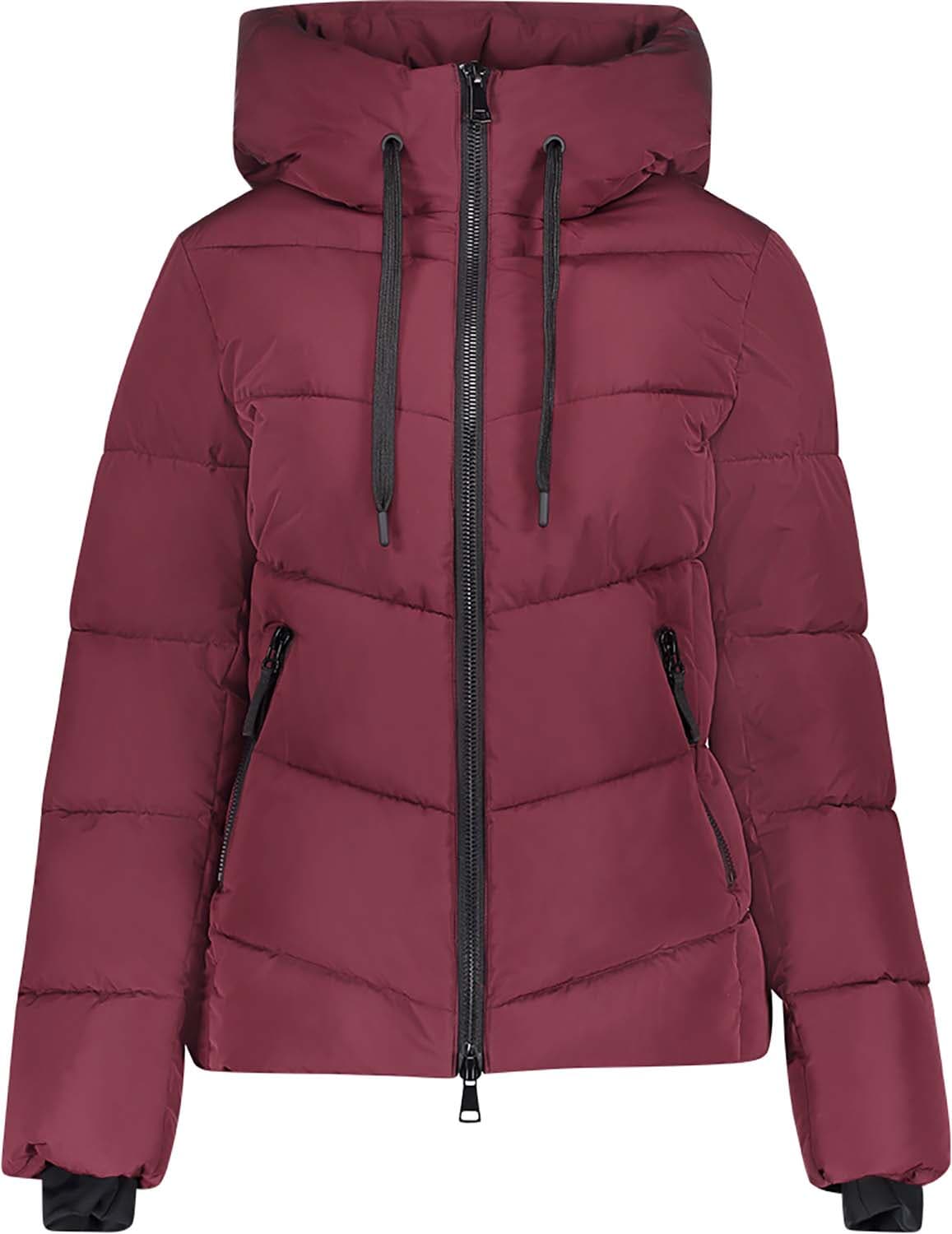 Geisha Gewatteerde Jas Bordeaux Rood