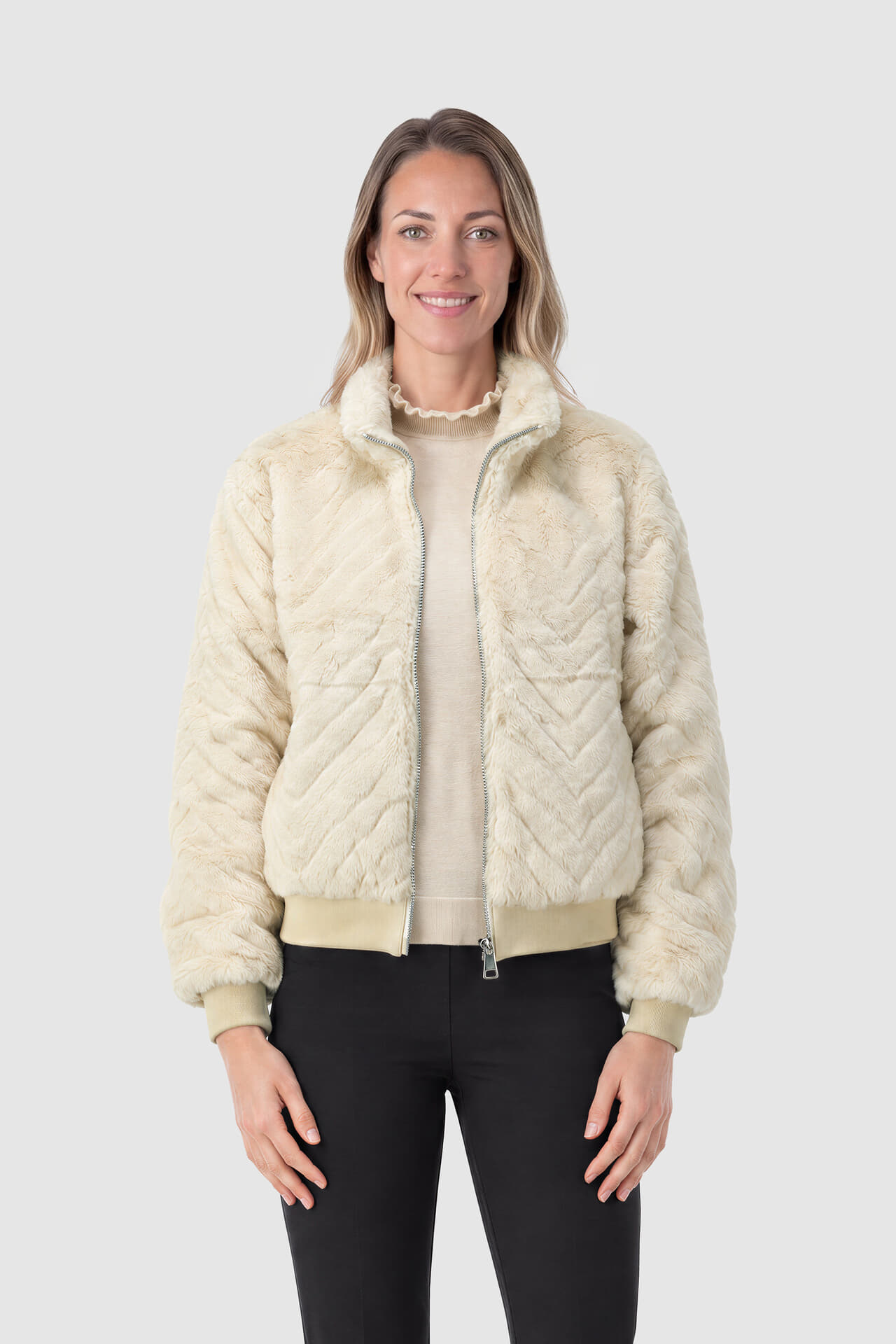 Geisha Taddy Jas Zigzag Off White