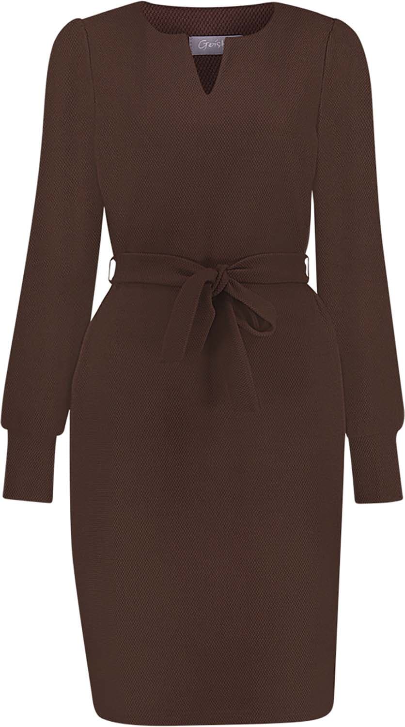 Geisha Jurk Comfy Bruin