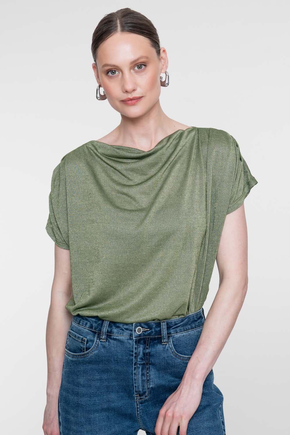 Geisha Top  Groen