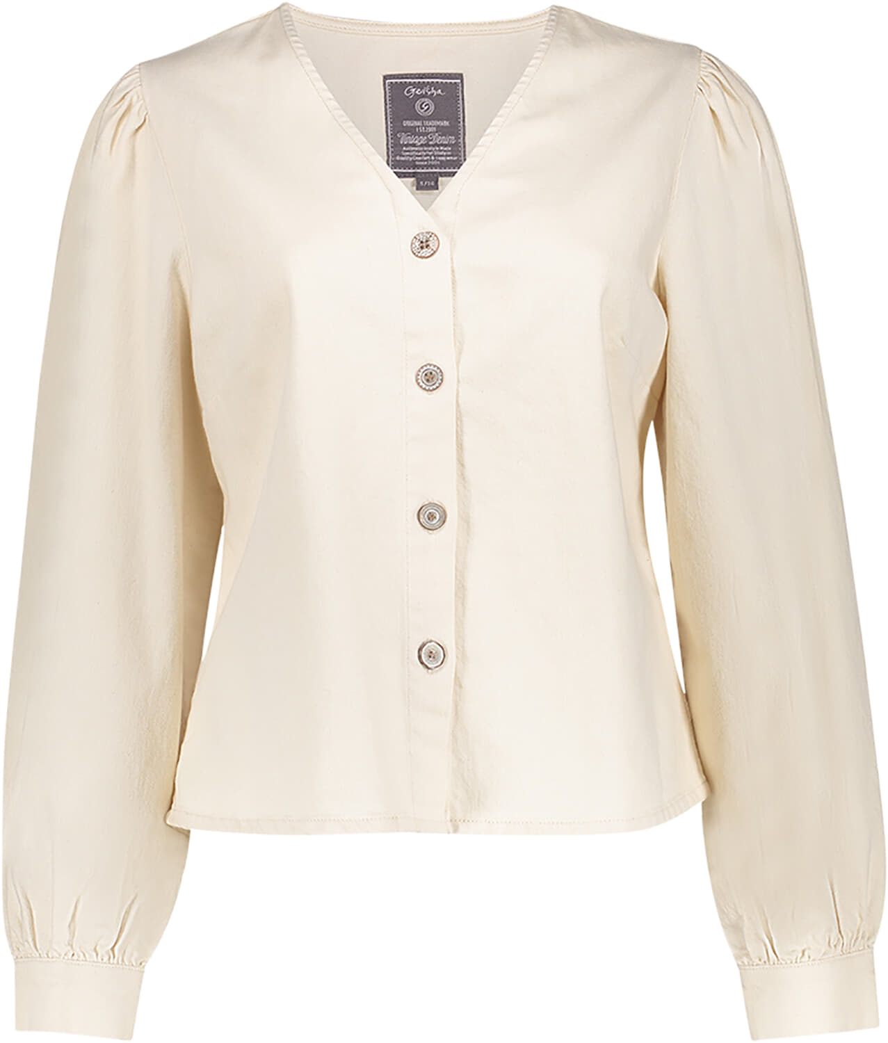 Geisha Spijkerblouse Off White