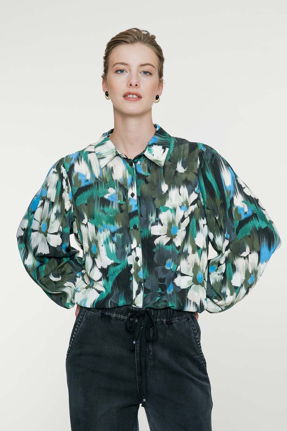 Geisha Blouse Groen