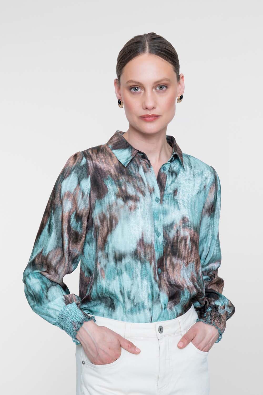 Geisha Blouse Camel
