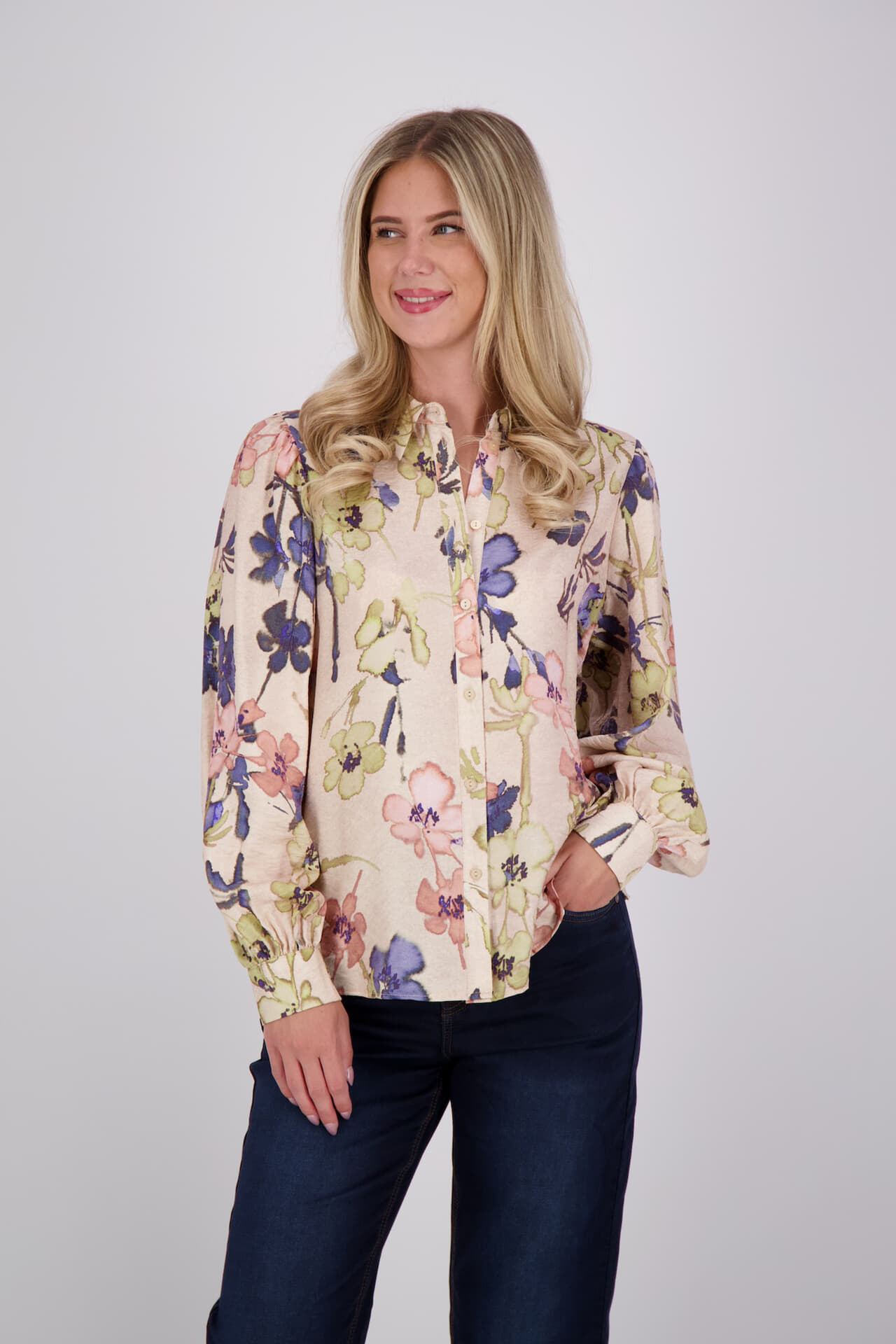 Geisha Blouse Kaki