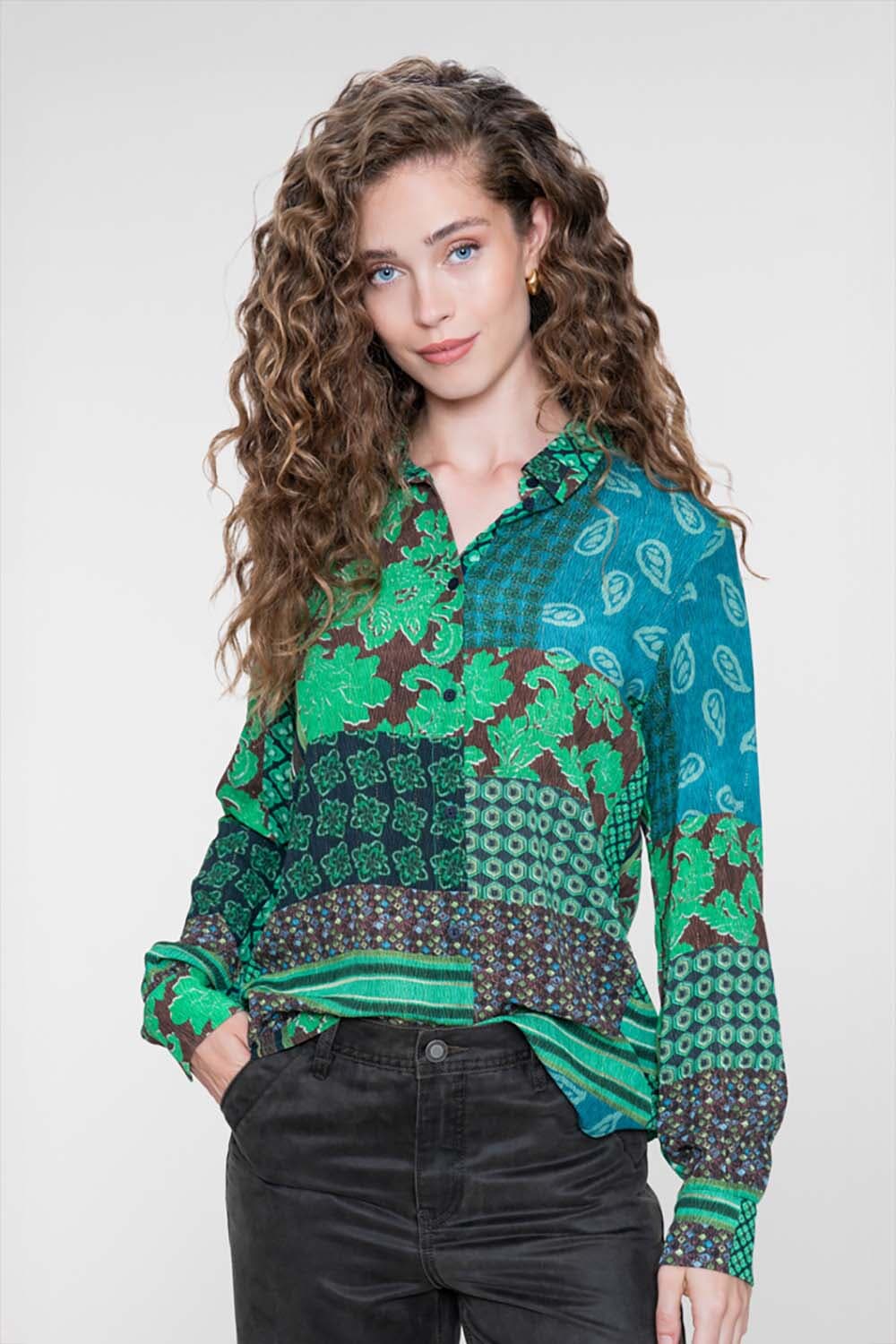 Geisha Blouse Groen