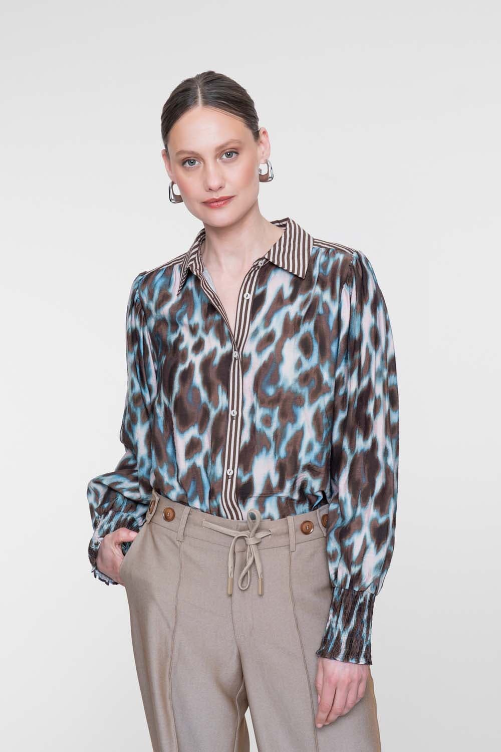 Geisha Blouse Navy