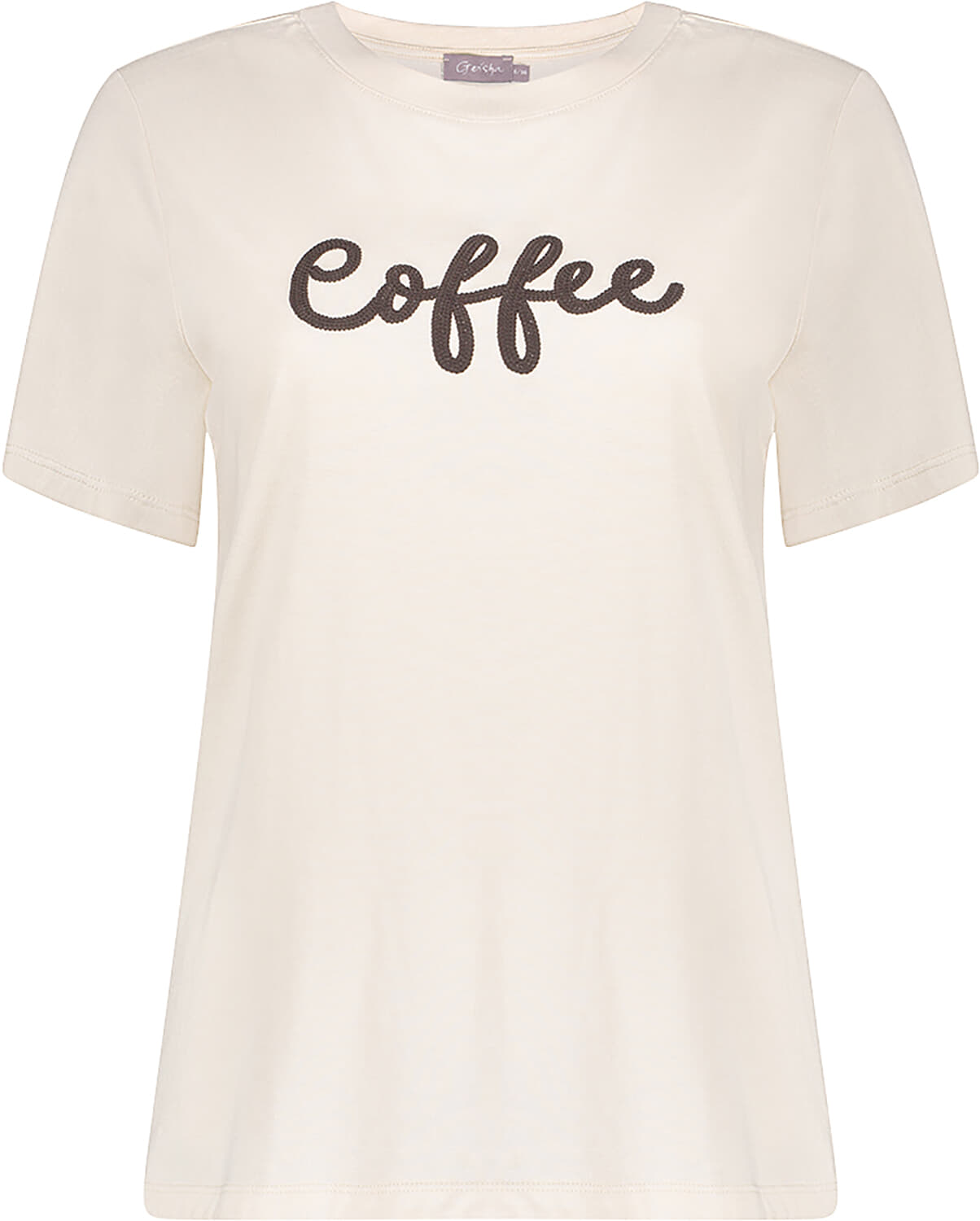 Geisha T-shirt Coffee Kaki