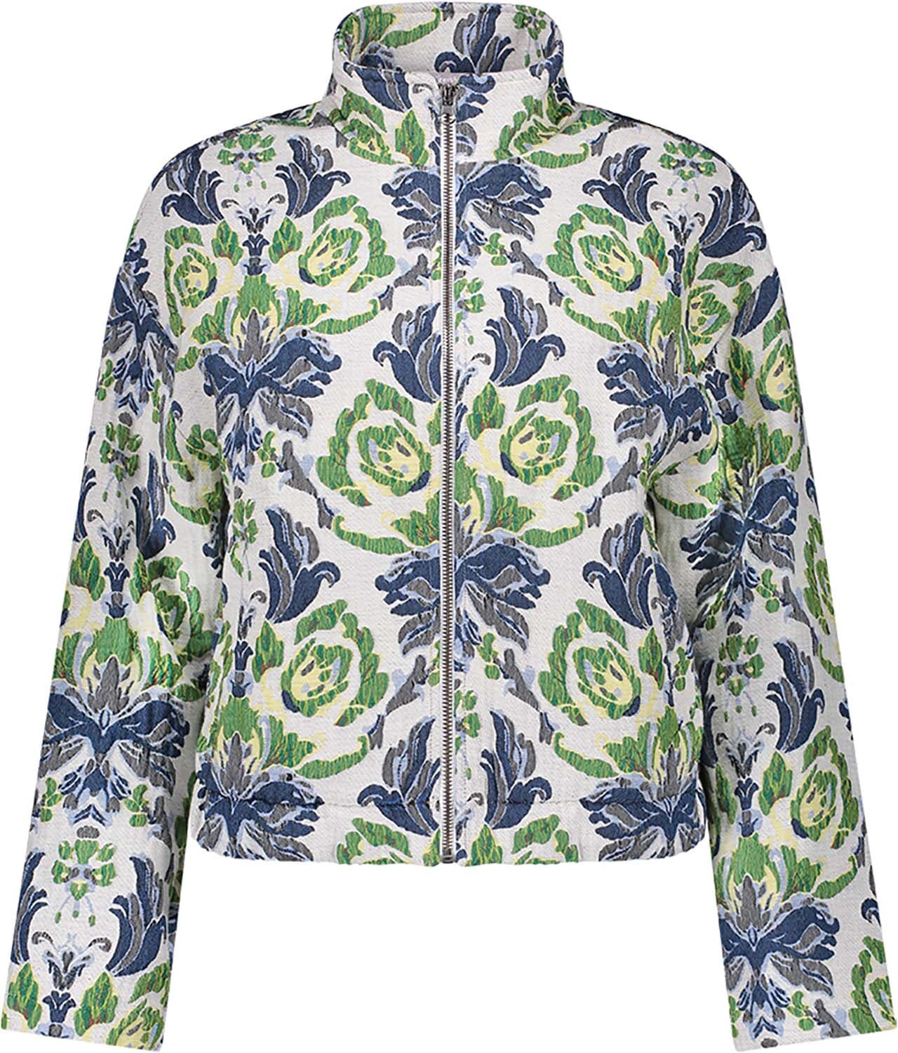 Geisha Jas Jacquard  Blauw