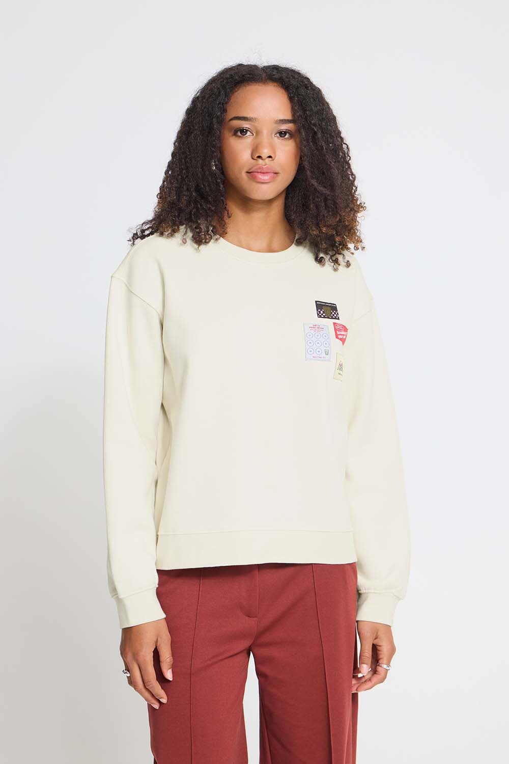 Ichi Trui Merella Brushed Off White
