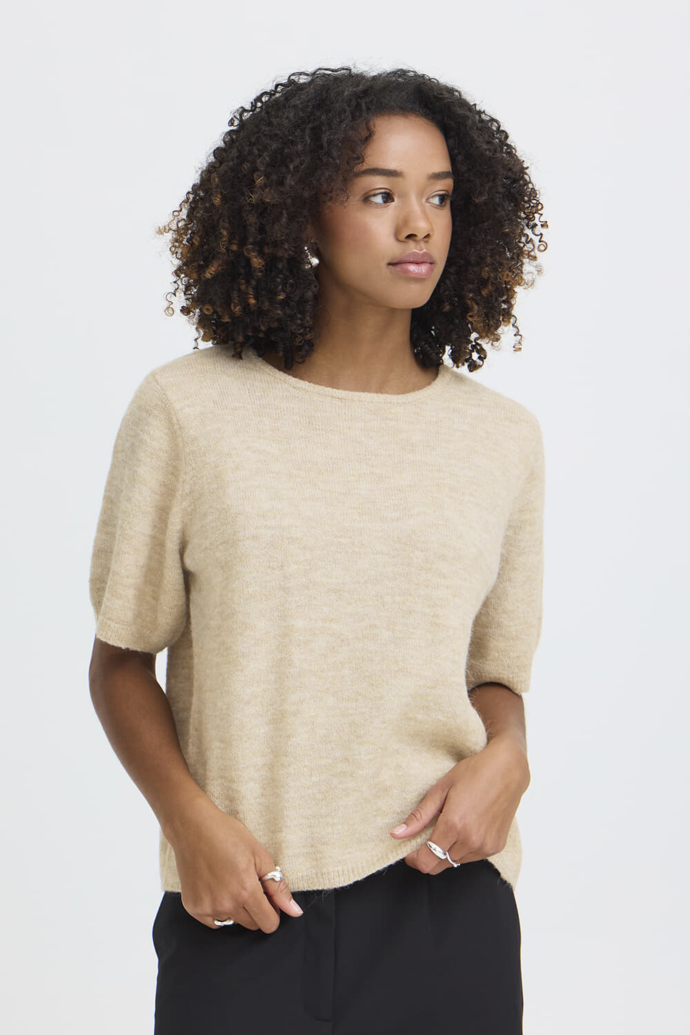 Ichi Sweater Kamara Off White