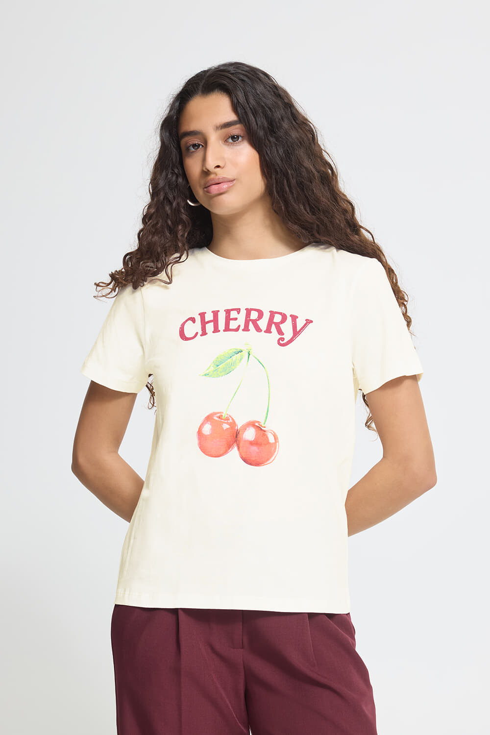 Ichi T-shirt Camino Off White