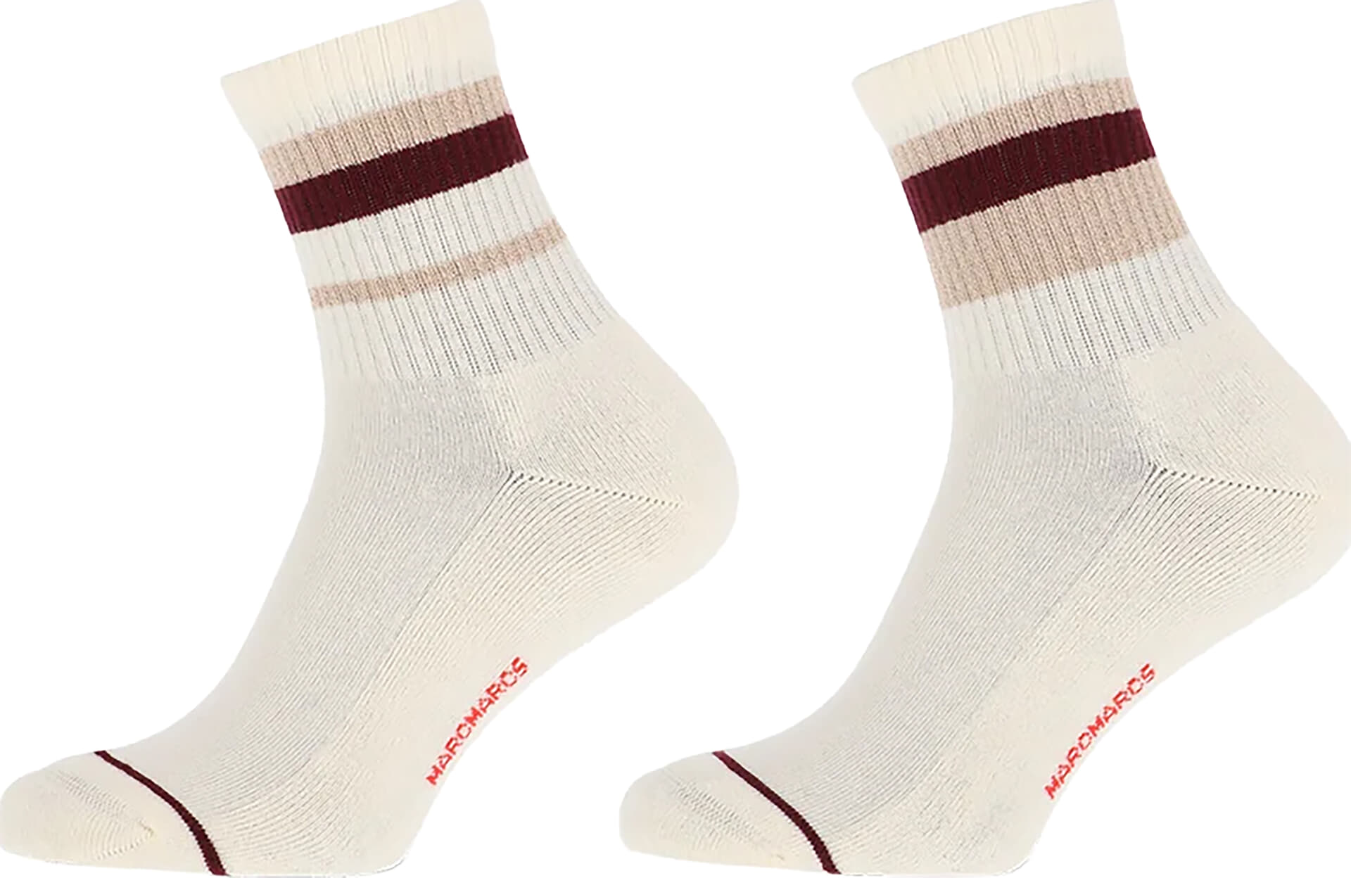 Marc Marcs Sokken Tibby Kort 2-Pack Crème