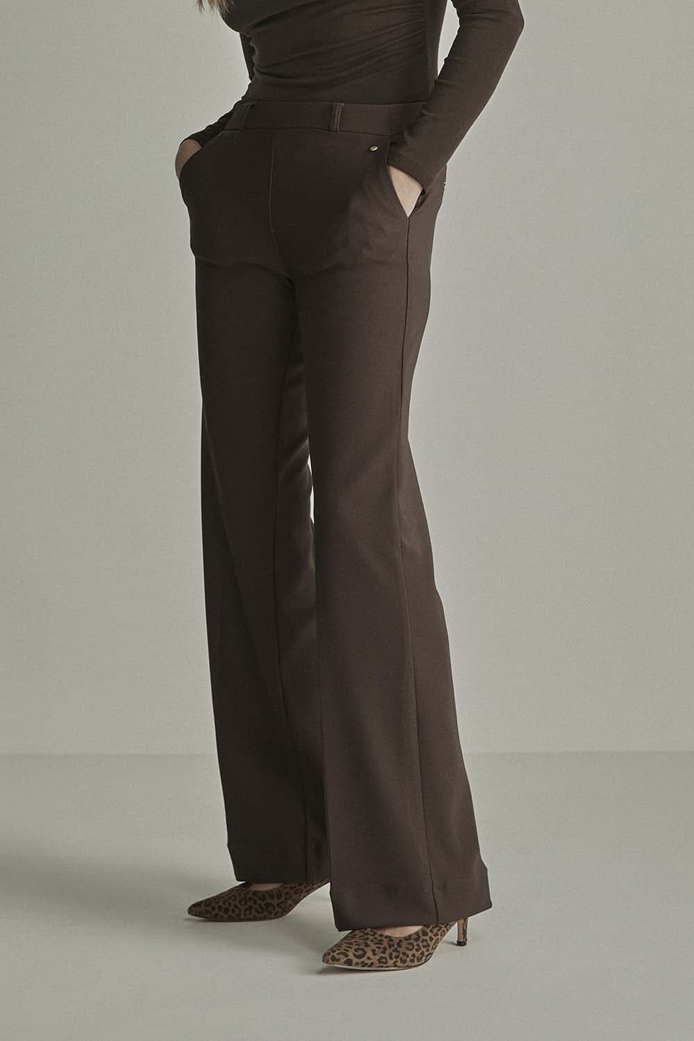 Para Mi Jeans Mira (Elastic) Twill Jersey Bruin
