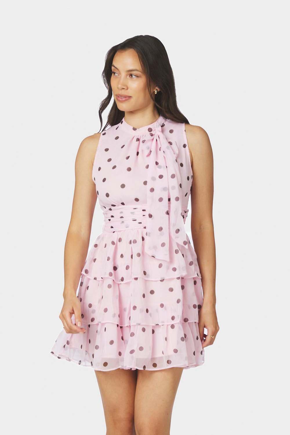 Neo Noir Jurk May Roze
