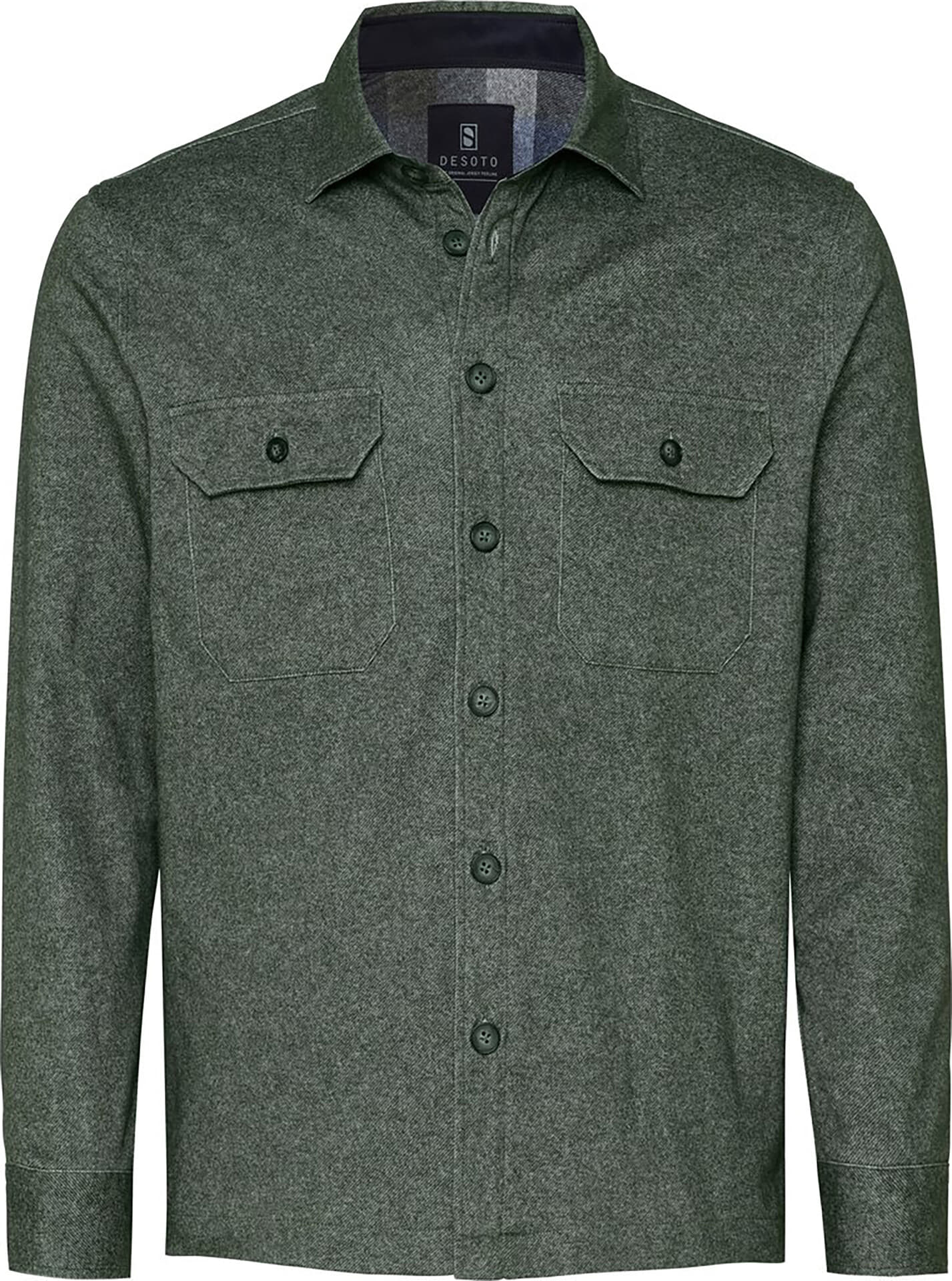 Desoto Overhemd Casual Shacket Groen