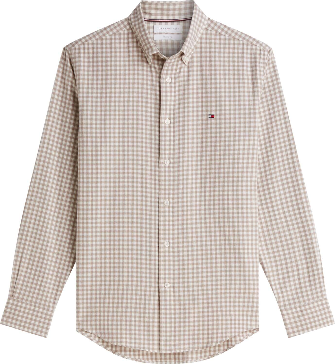 Tommy Hilfiger Overhemd gingham Beige