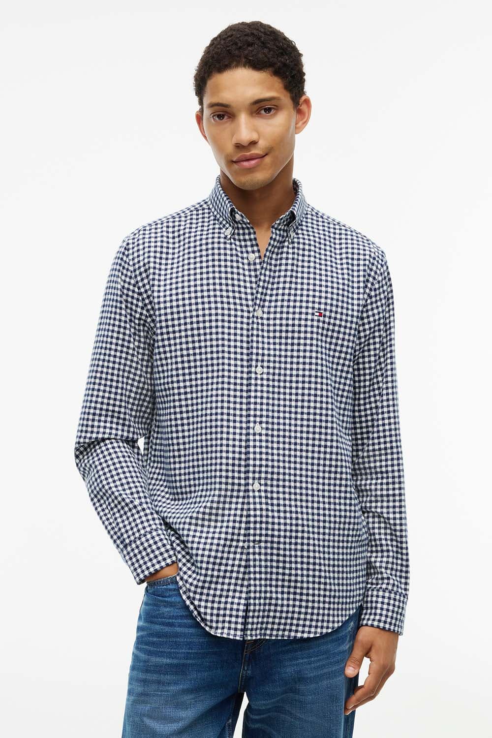 Tommy Hilfiger Overhemd gingham Blauw