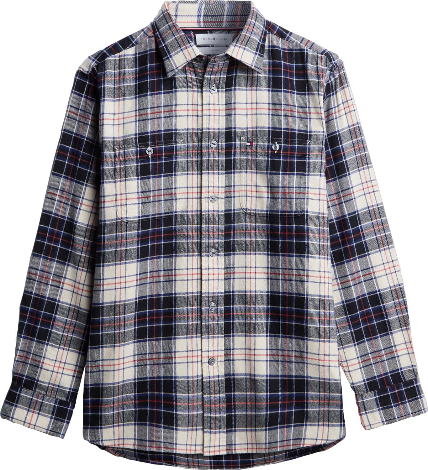 Tommy Hilfiger Overhemd Tartan Navy