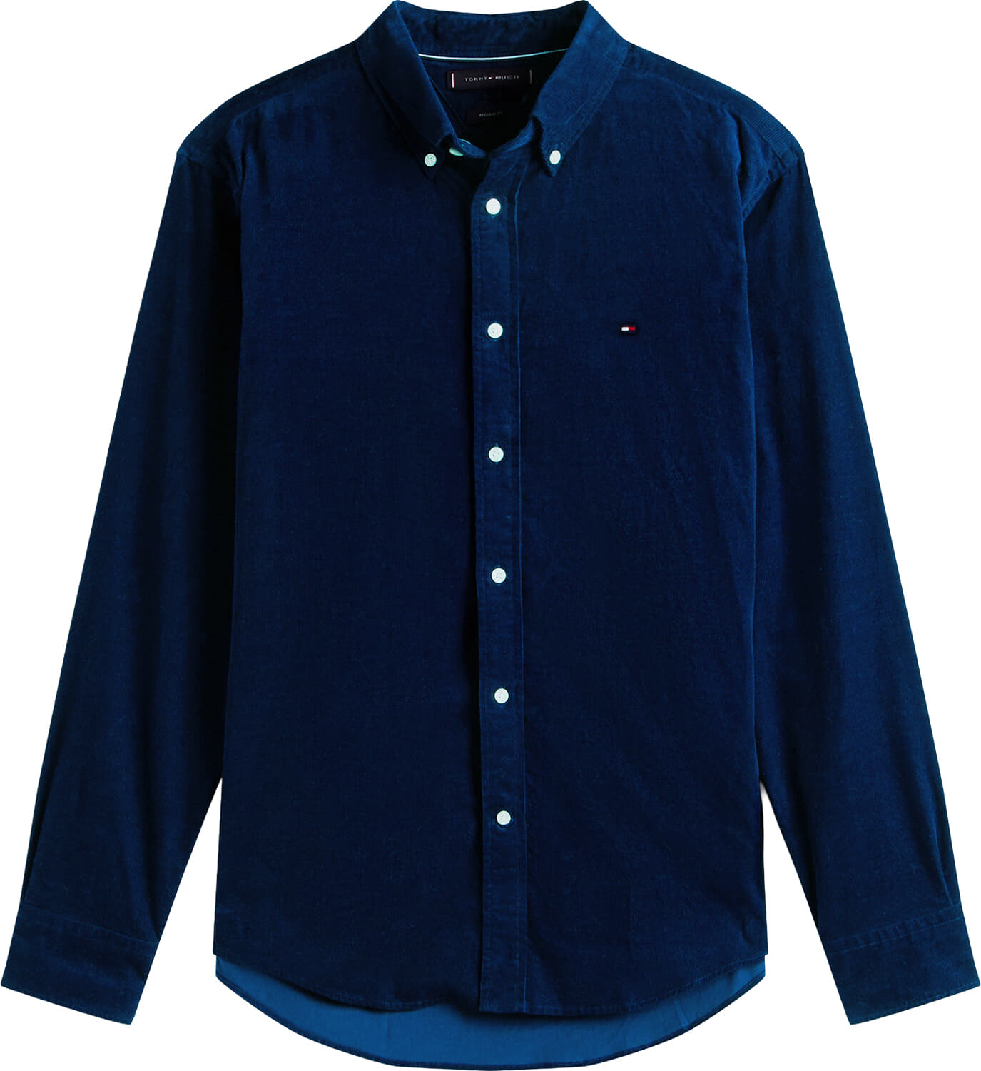 Tommy Hilfiger Overhemd Corduroy Navy