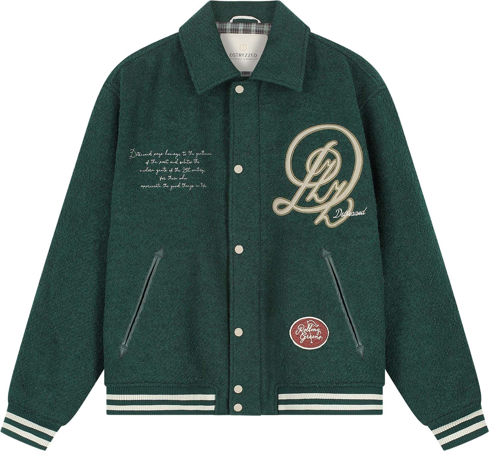 Dstrezzed Bomberjack Varsity Groen