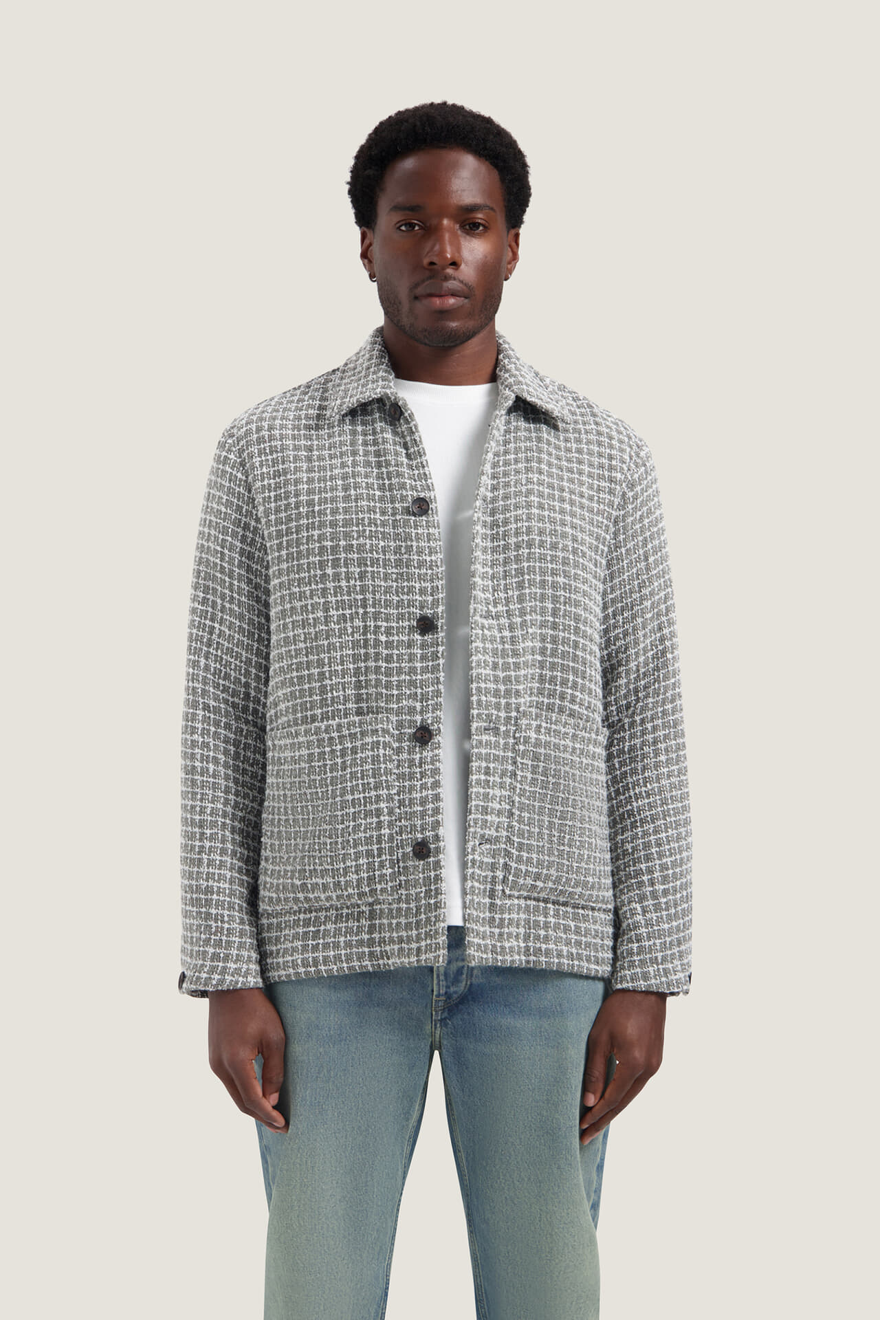 Dstrezzed DS_Jaxon Chore Jacket Antraciet