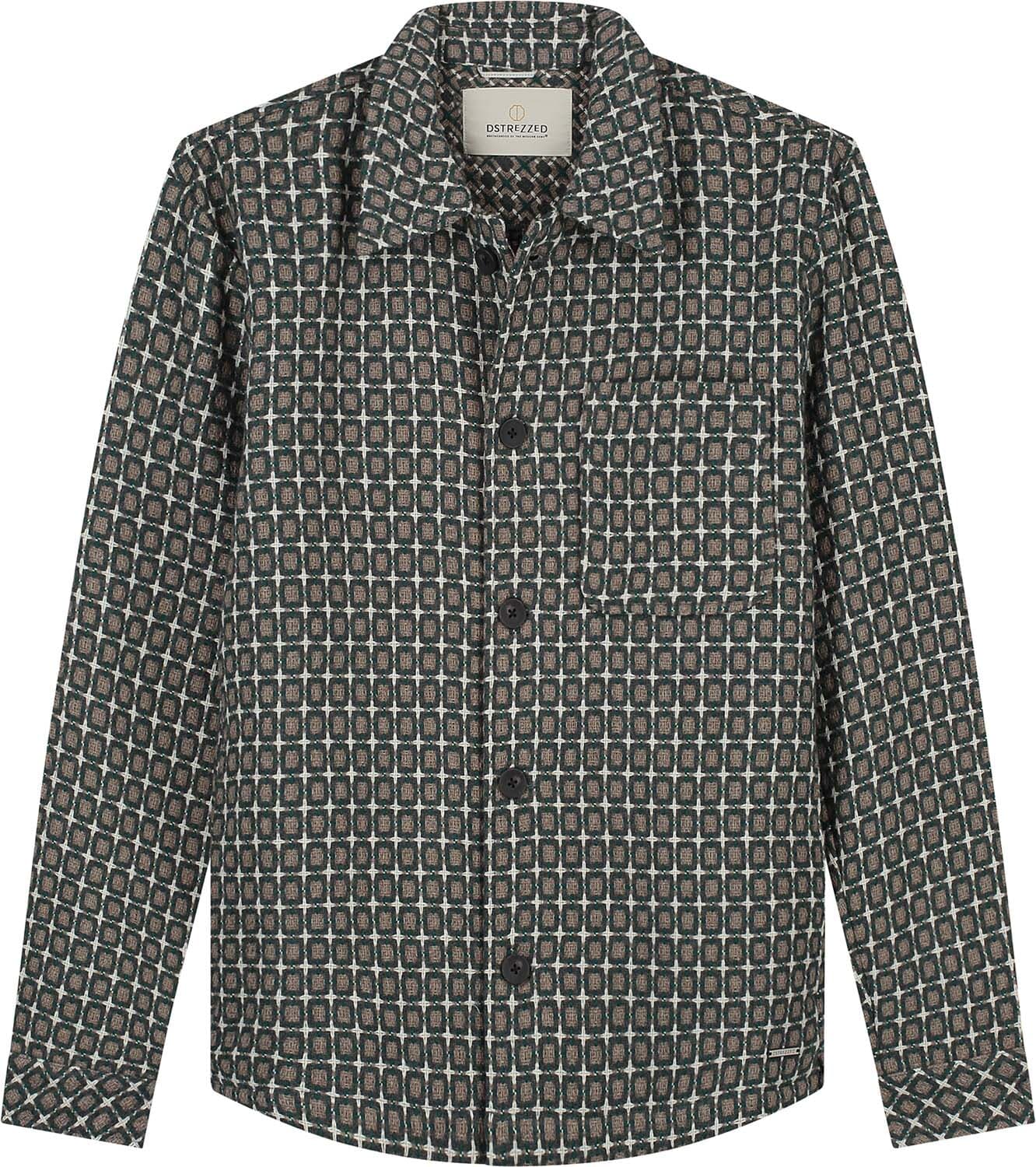 Dstrezzed Overshirt Lino Golfball  Bruin