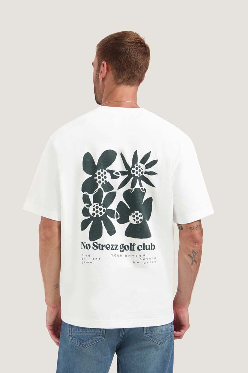 Dstrezzed T-shirt Lasse Artwork Wit
