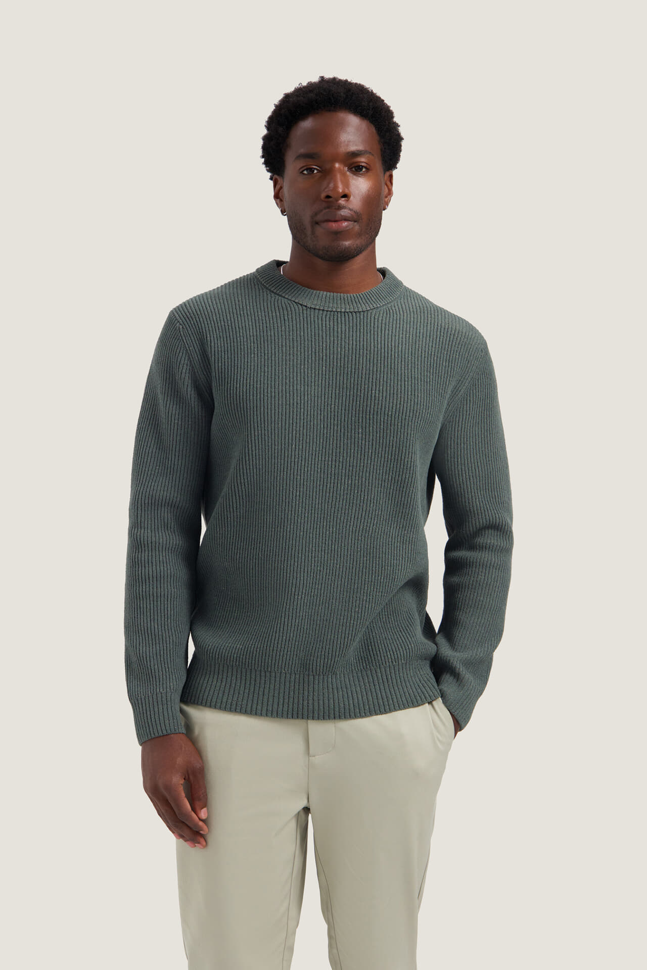 Dstrezzed Trui Levi Crewneck Groen