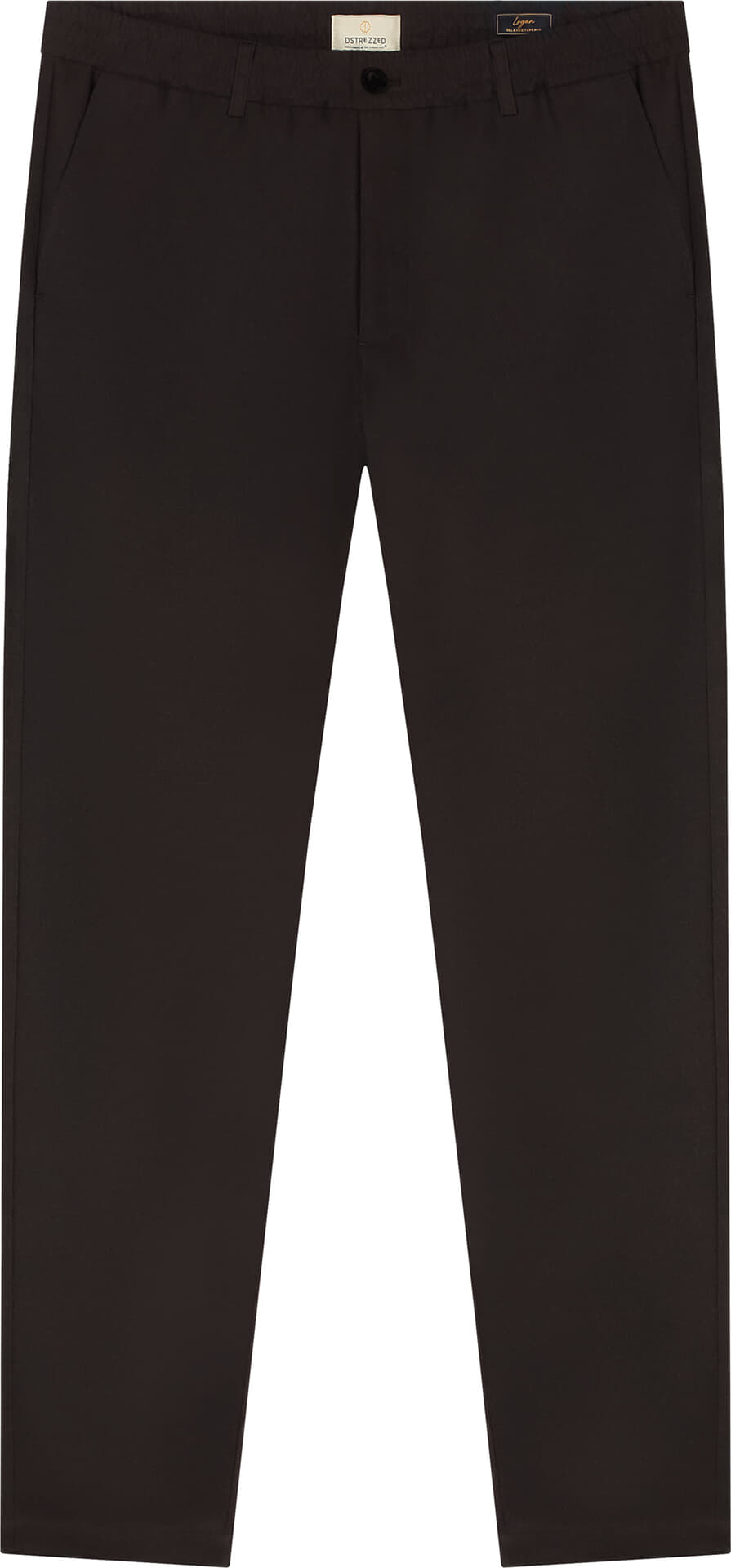 Dstrezzed Broek Logan Easy Office Relaxed Tapered Bruin