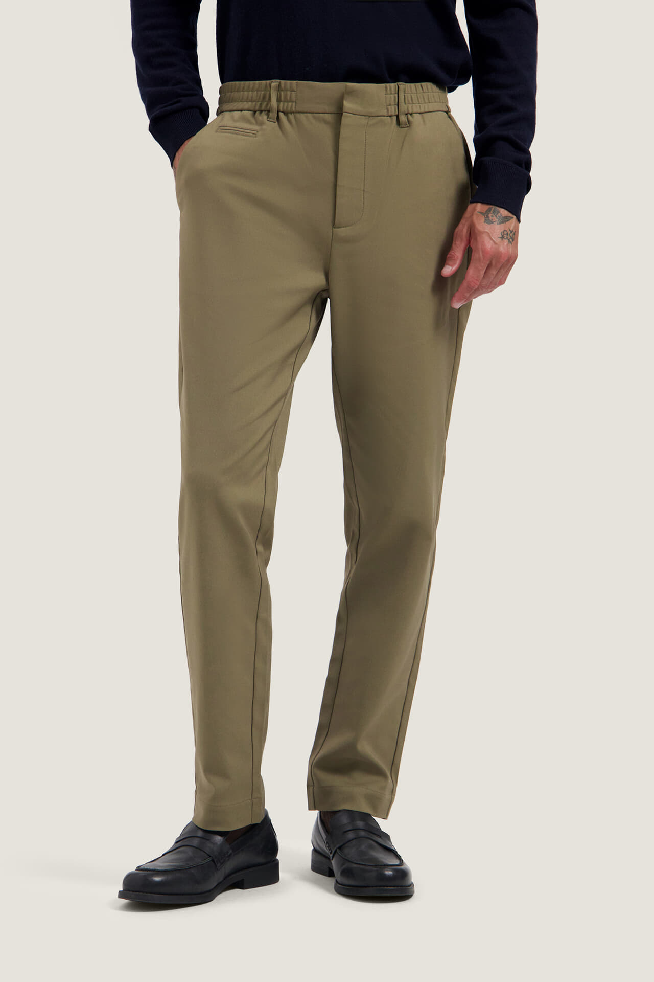 Dstrezzed Broek Logan Double Face Army