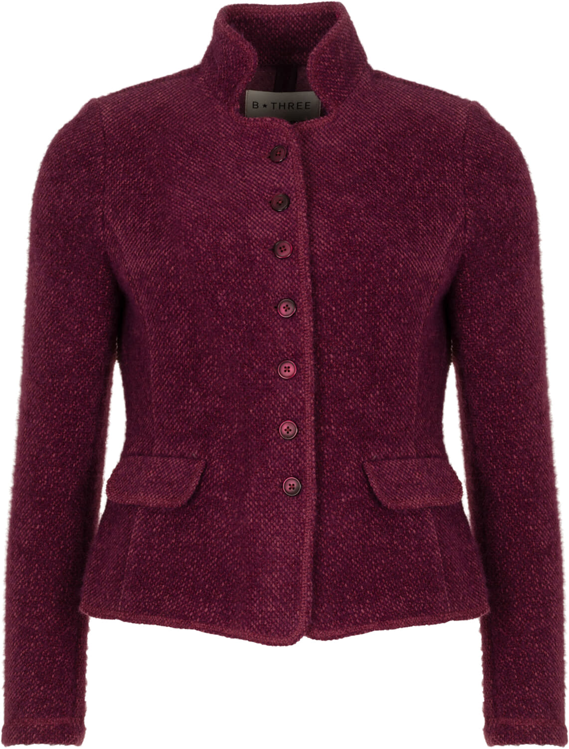 B Three Blazer Maartje Bordeaux Rood