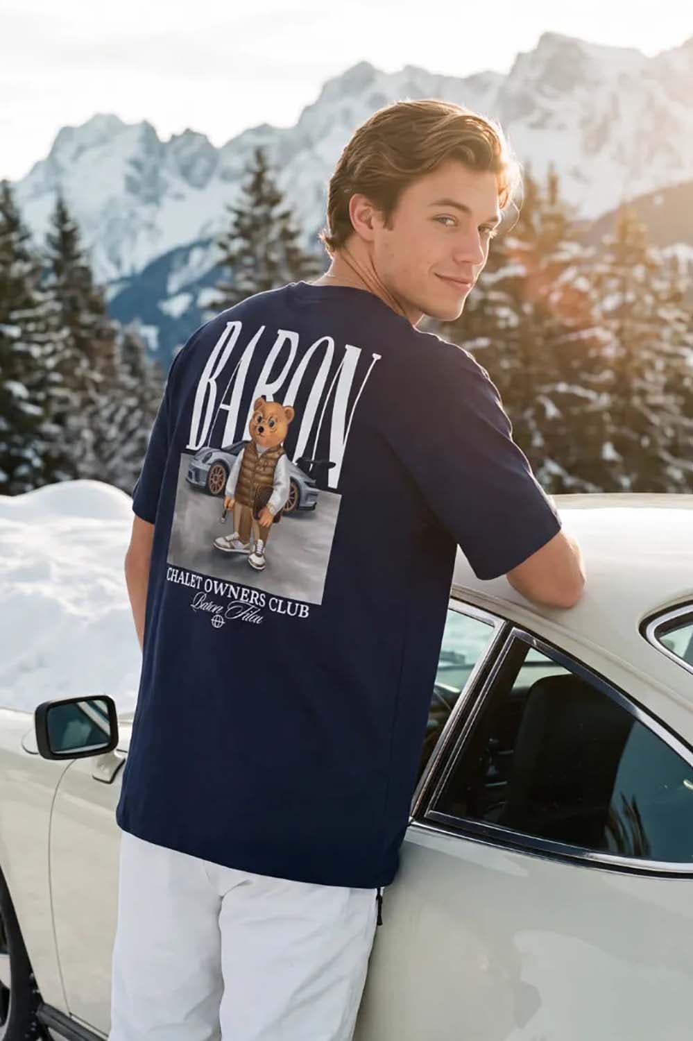 Baron Filou T-shirt Owners Club Navy