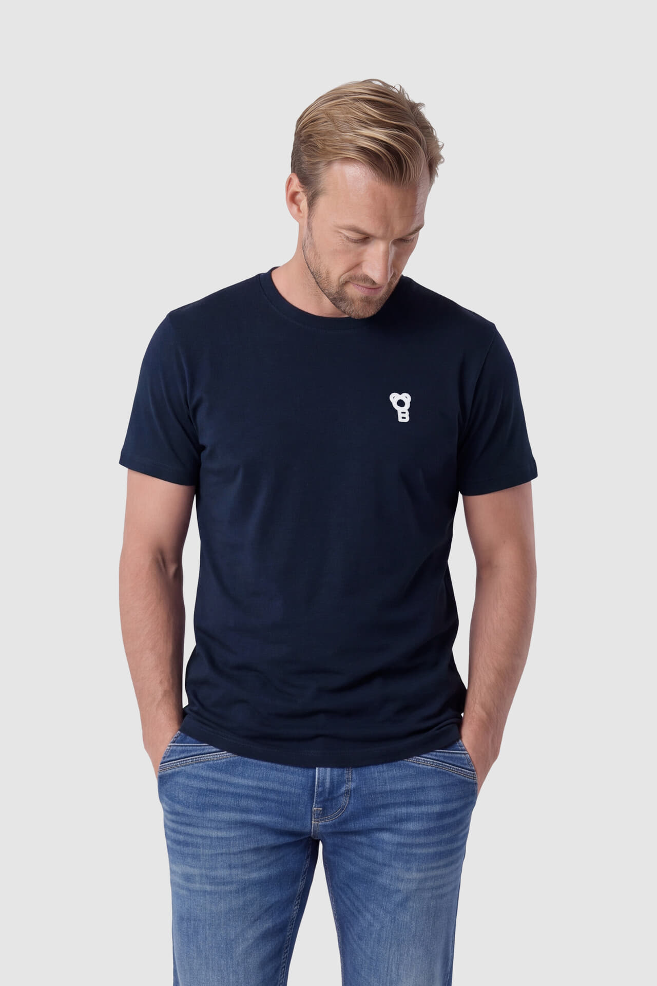 Baron Filou T-shirt Embordery Navy