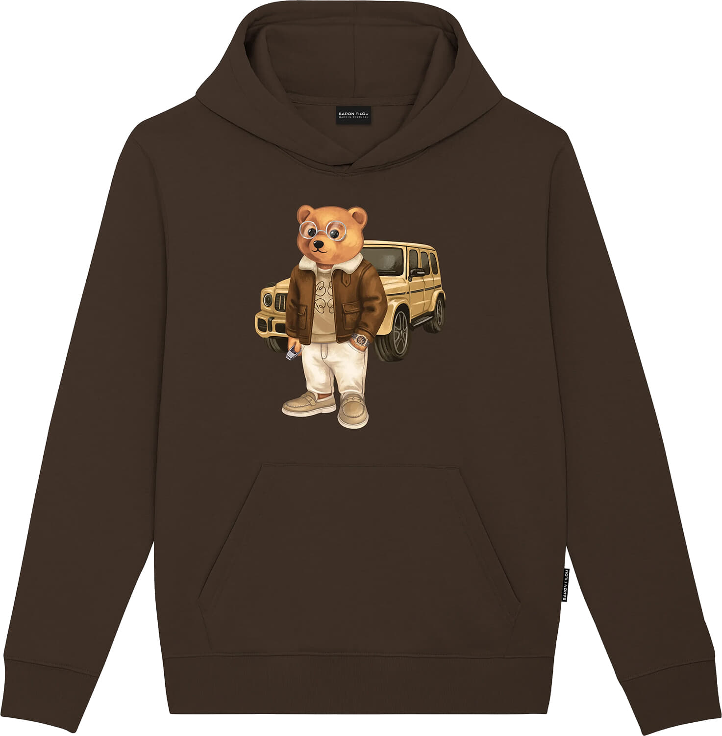 Baron Filou Hoodie hummer with bear Bruin