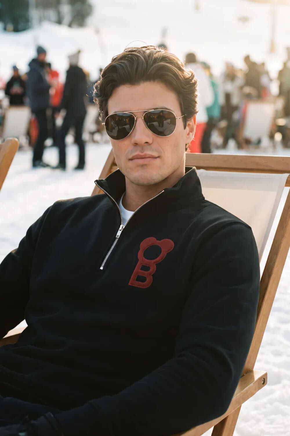 Baron Filou Halfzip Pullover Zwart