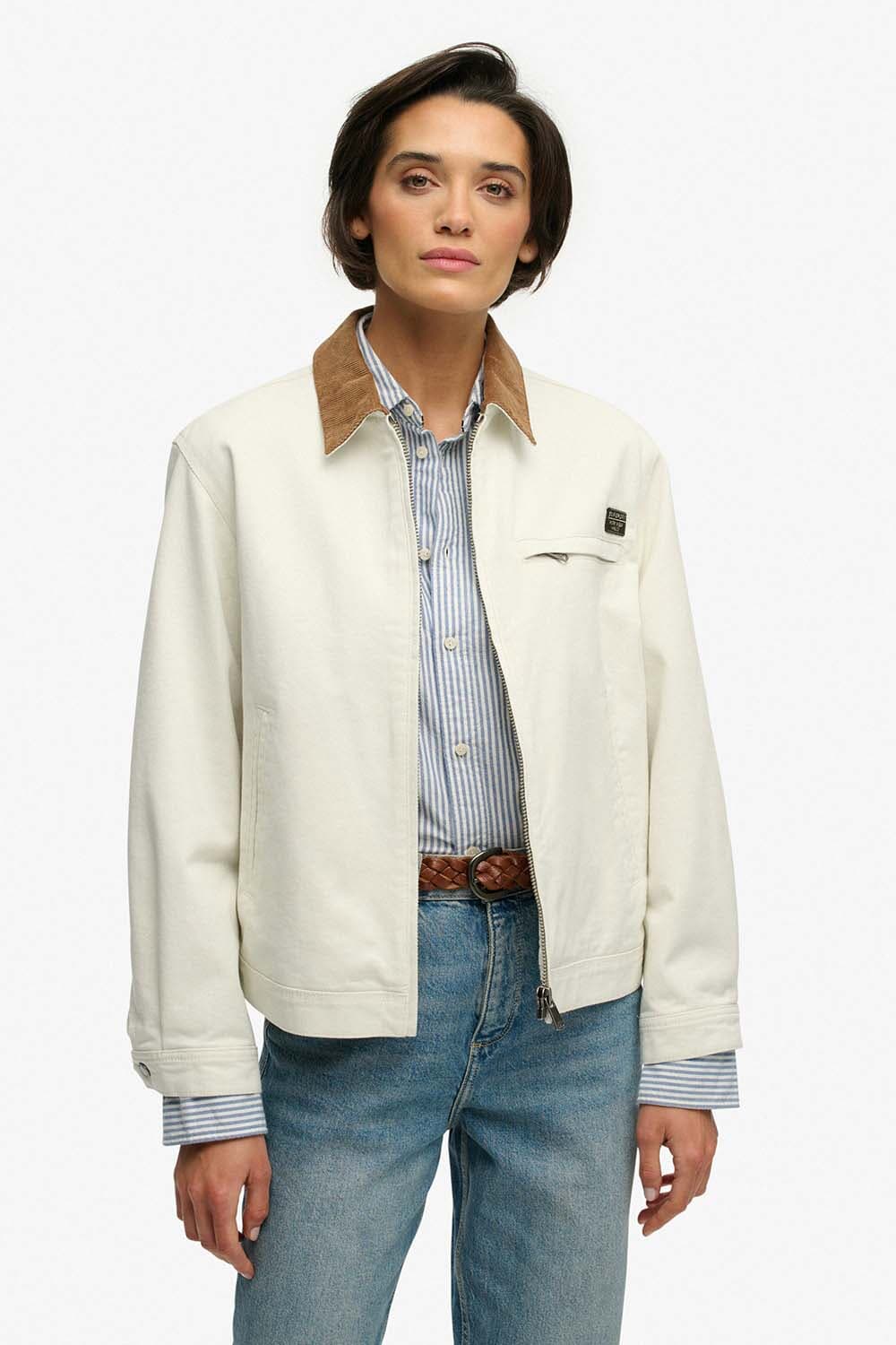 Superdry & Co Jas Off White